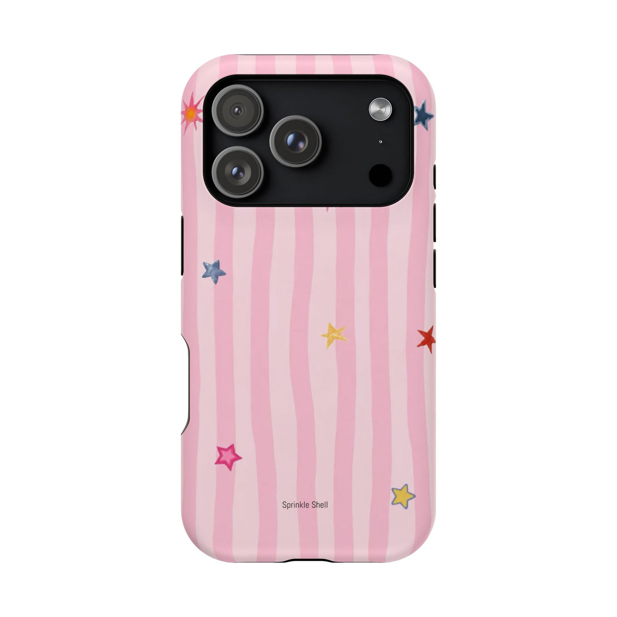 MagSafe pink lines & stars case
