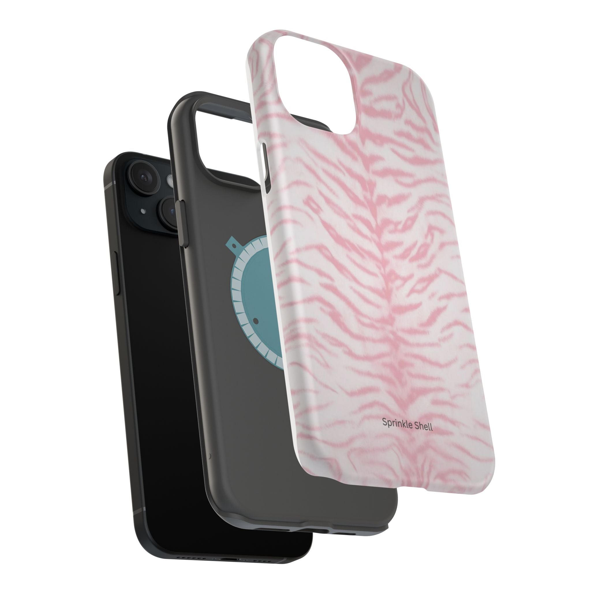 MagSafe Pink Zebra Print Iphone Case