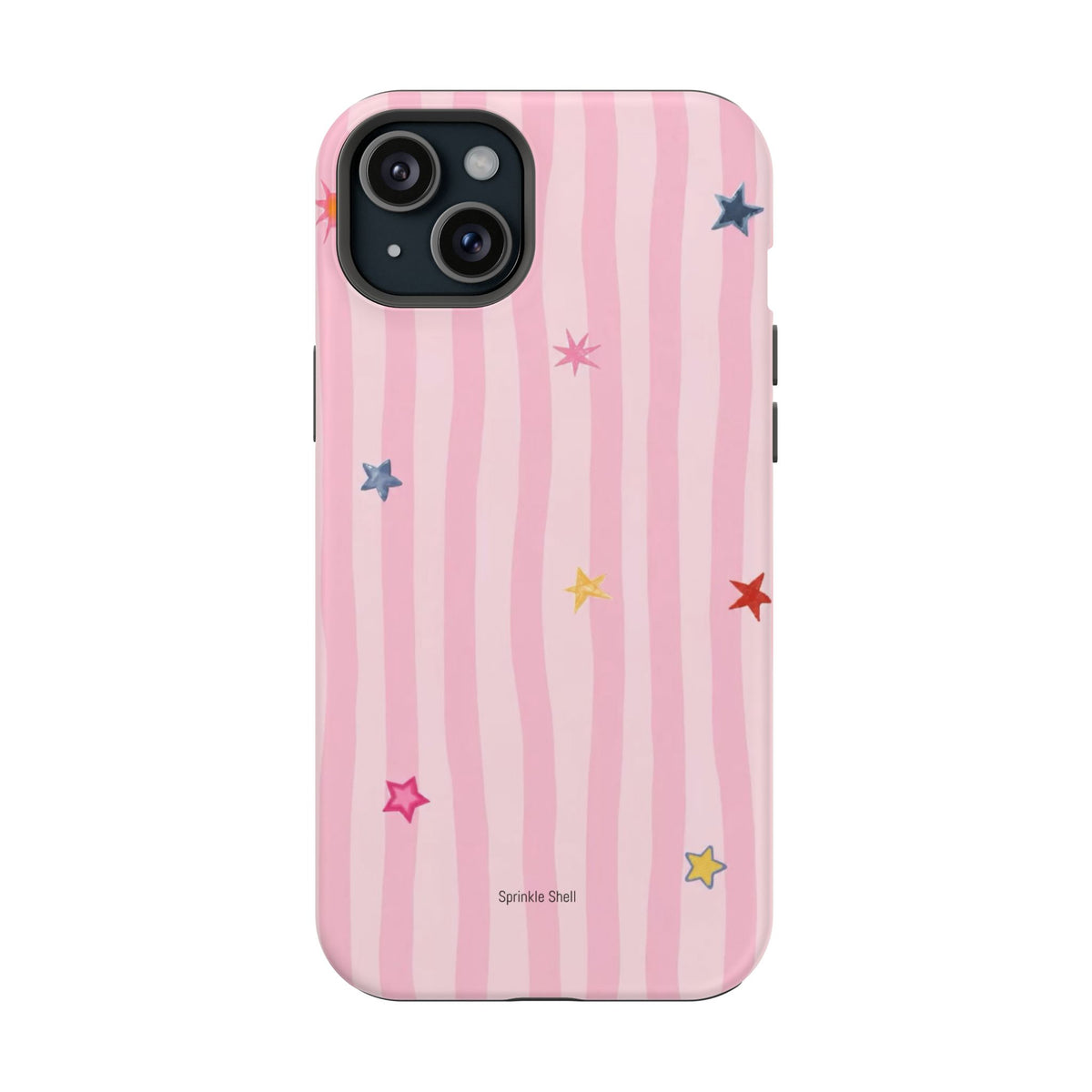 MagSafe pink lines & stars case
