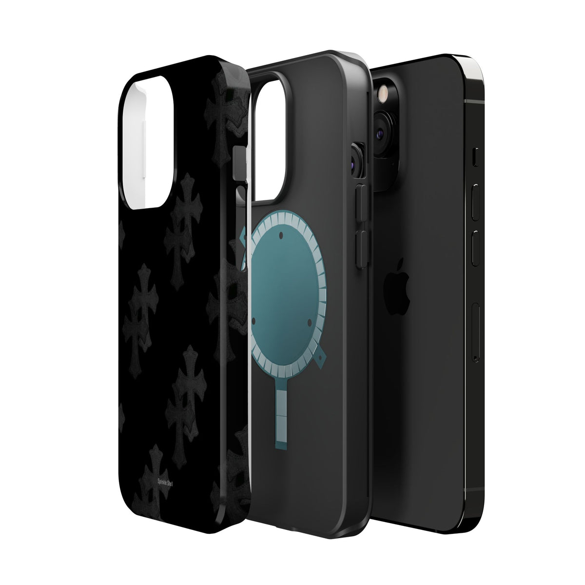 MagSafe black cross case