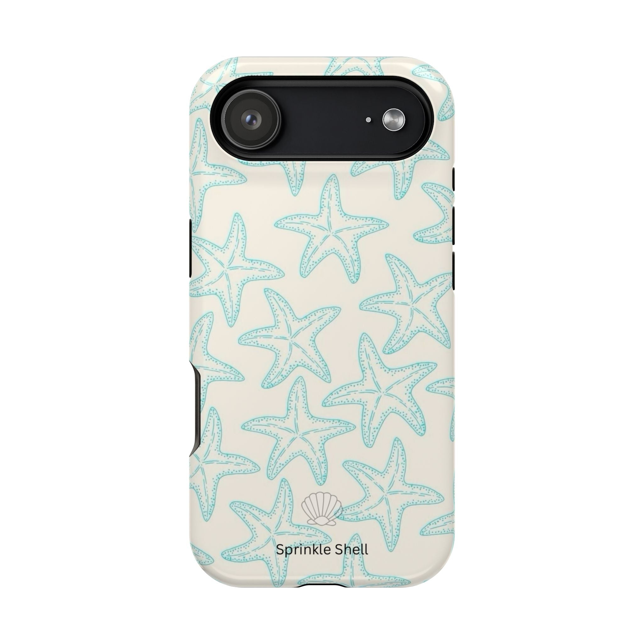 MagSafe teal starfish case