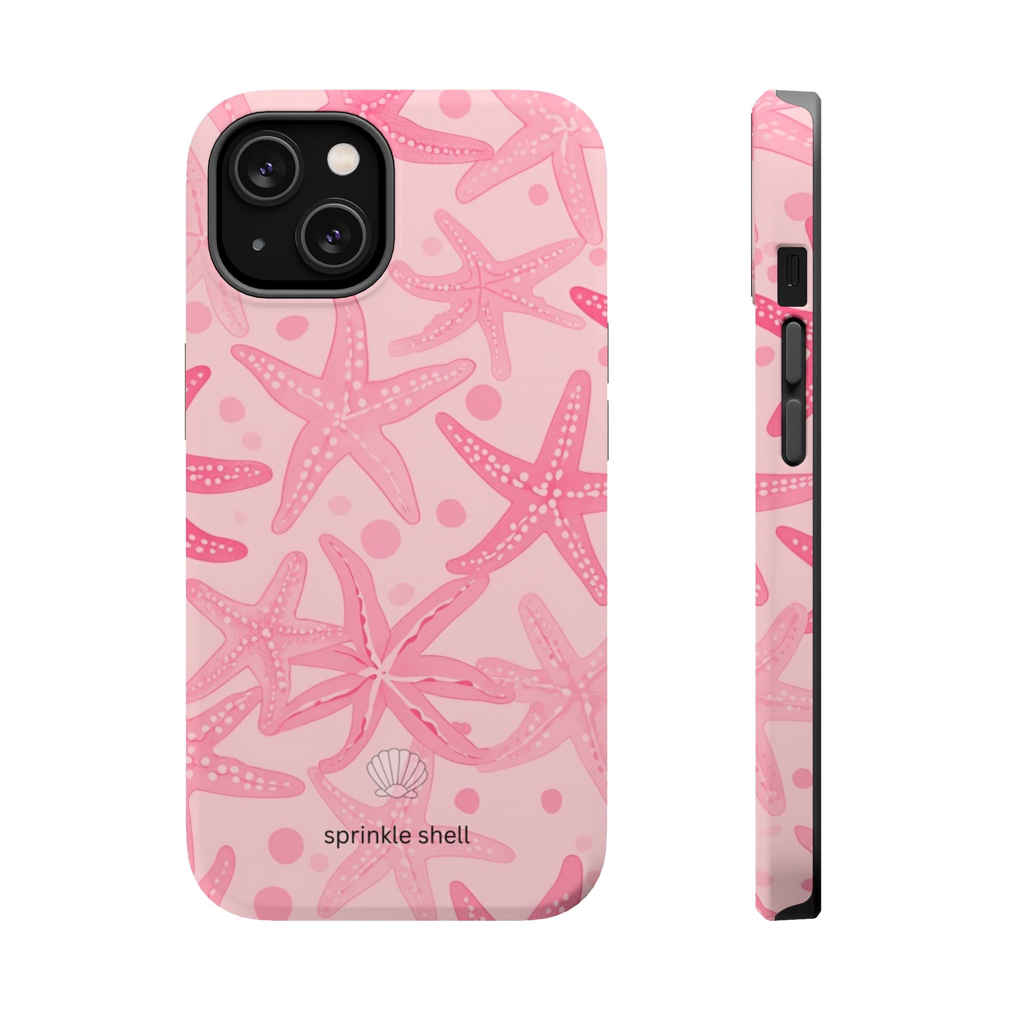 MagSafe Pink Starfish Iphone Case