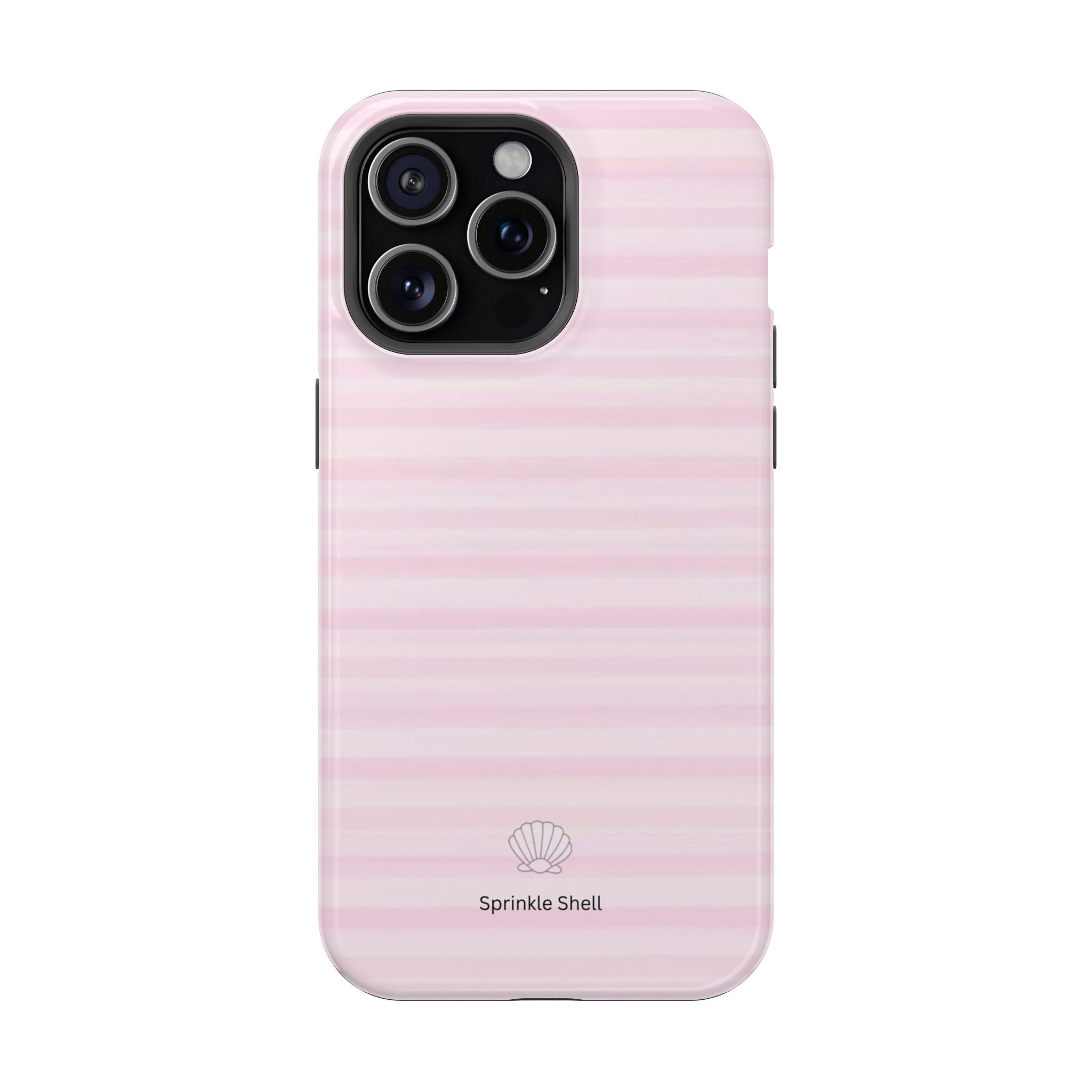 MagSafe pink stripes case