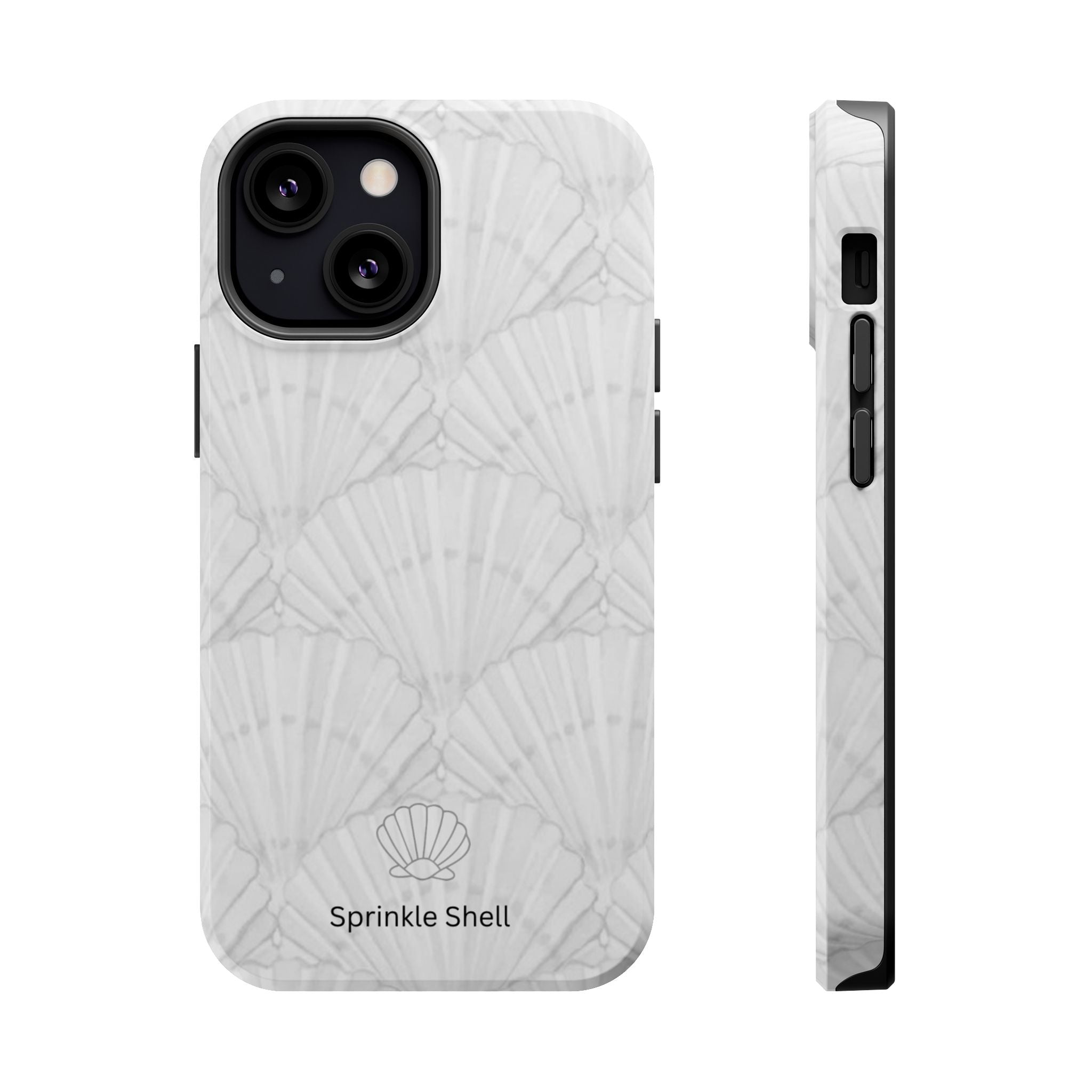Shell-Pattern Magnetic Impact Phone Case — Protective Modular iPhone Cover