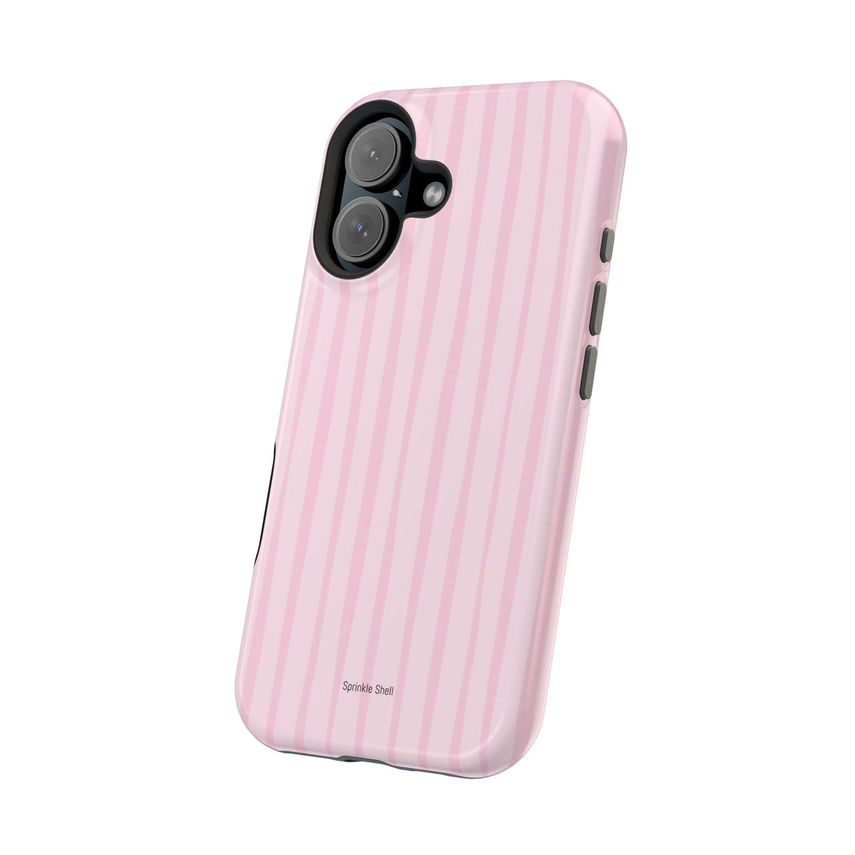 MagSafe pink uneven lines case