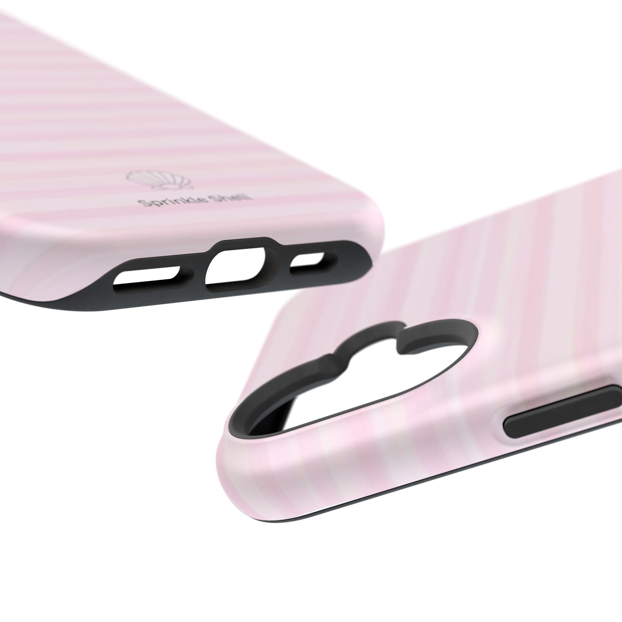 MagSafe pink stripes case