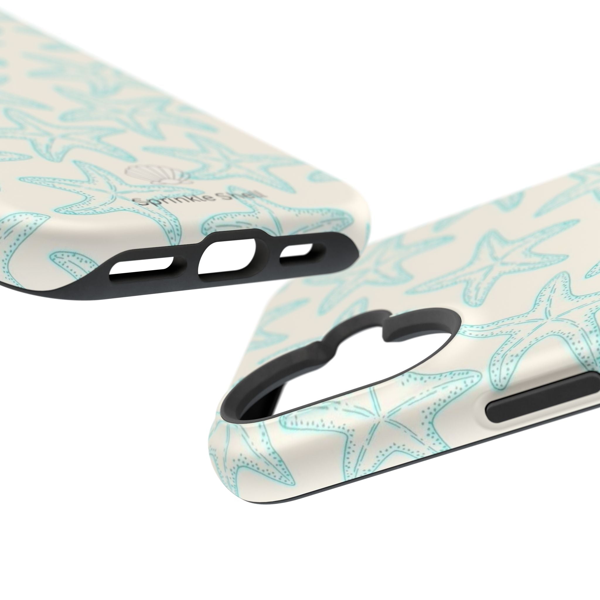 MagSafe teal starfish case