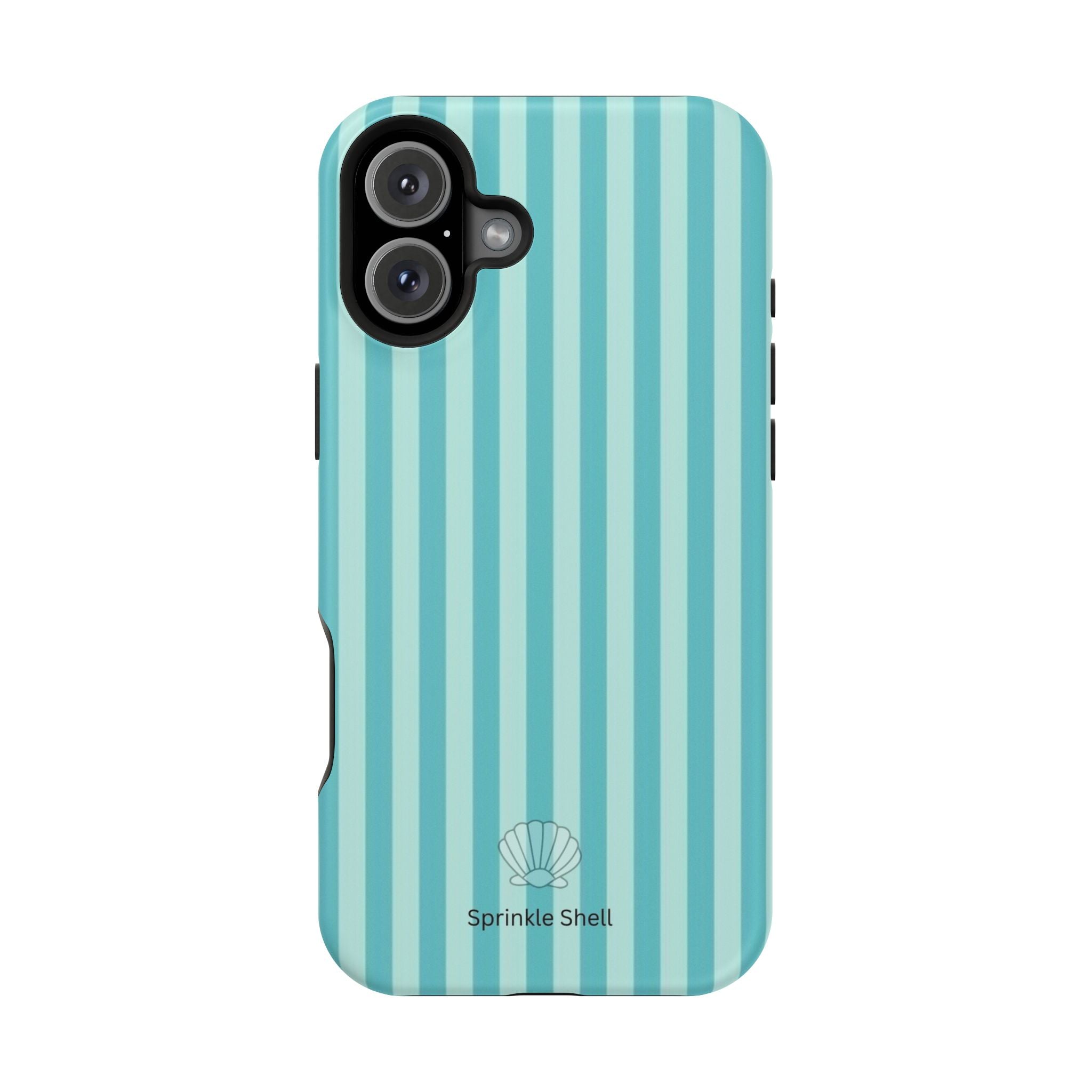 MagSafe teal striped case
