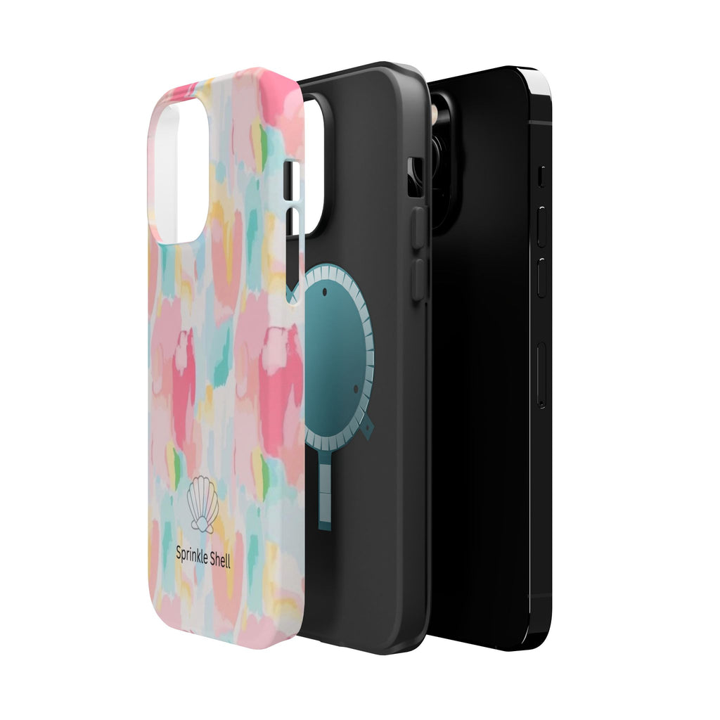 MagSafe cute colorful paint case