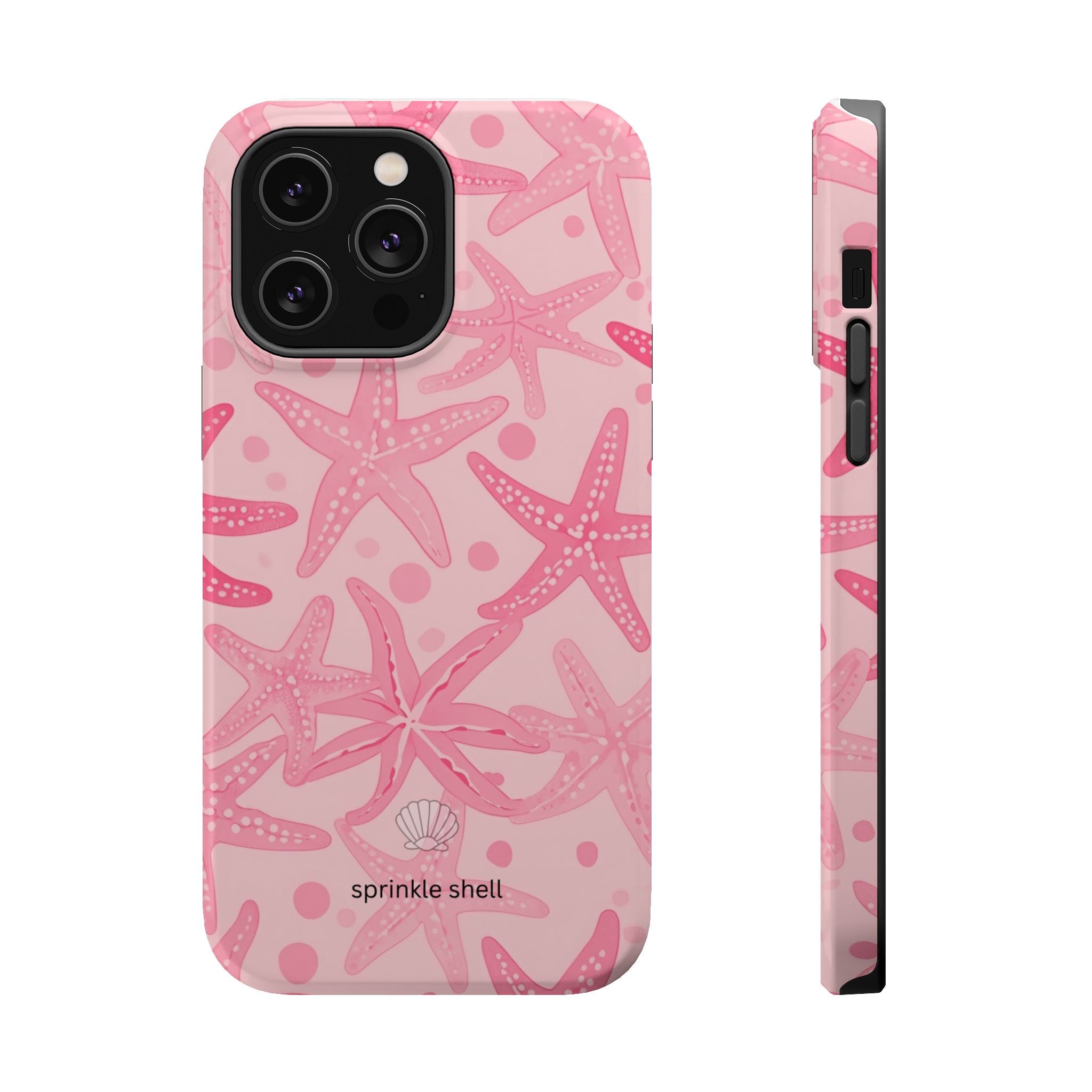 MagSafe Pink Starfish Iphone Case
