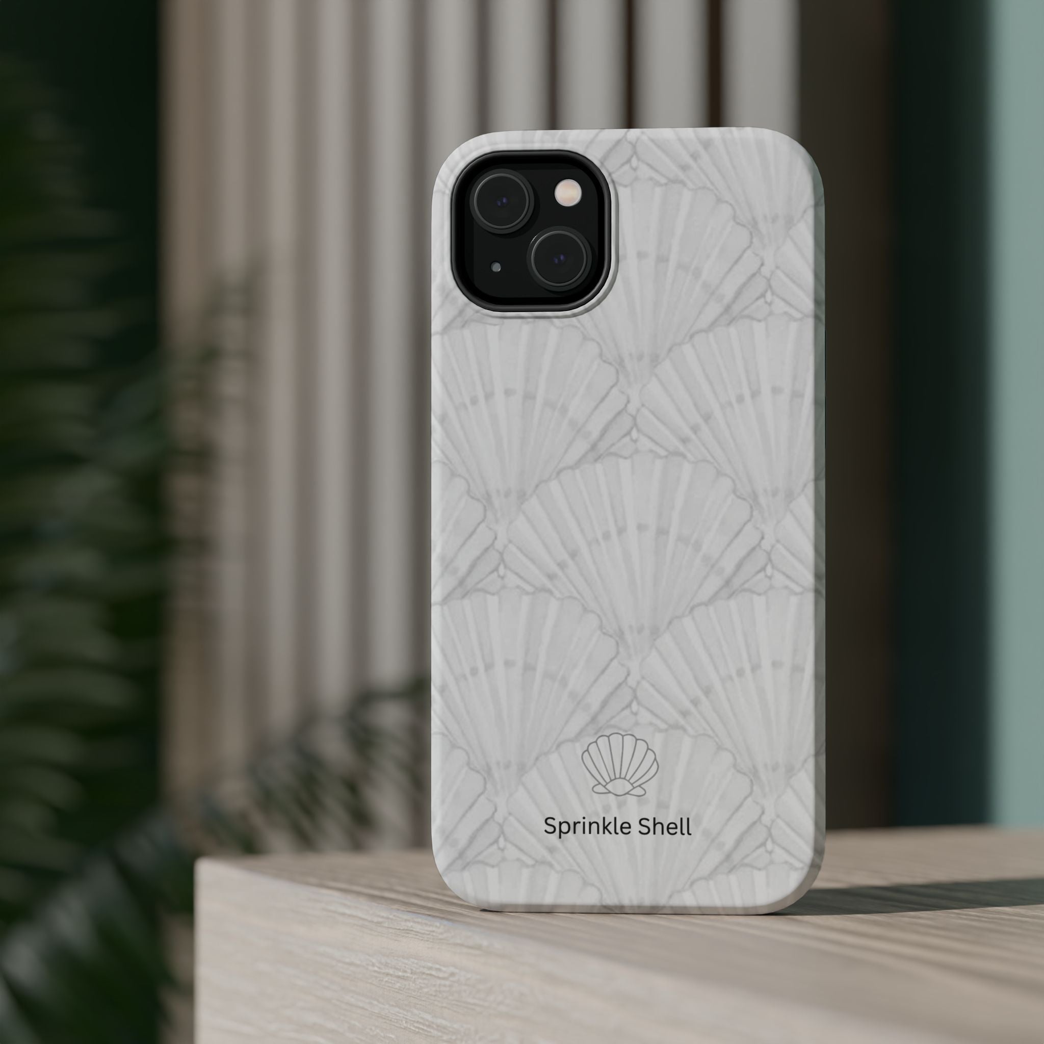 Shell-Pattern Magnetic Impact Phone Case — Protective Modular iPhone Cover