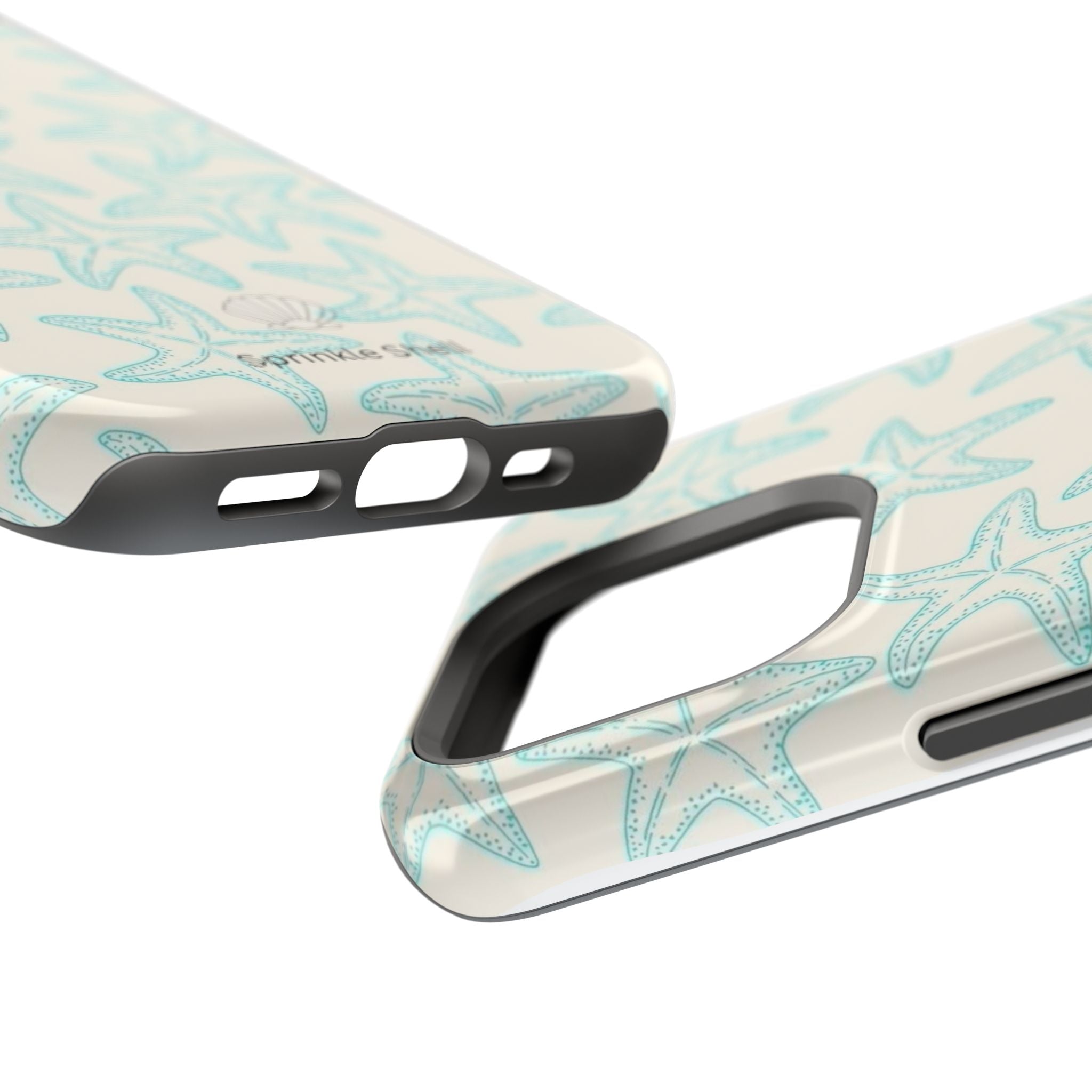 MagSafe teal starfish case