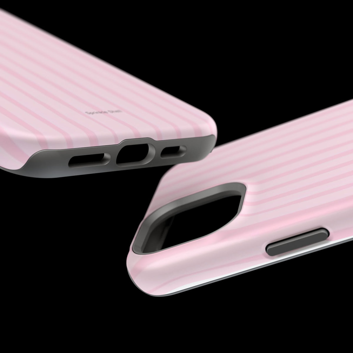 MagSafe pink uneven lines case