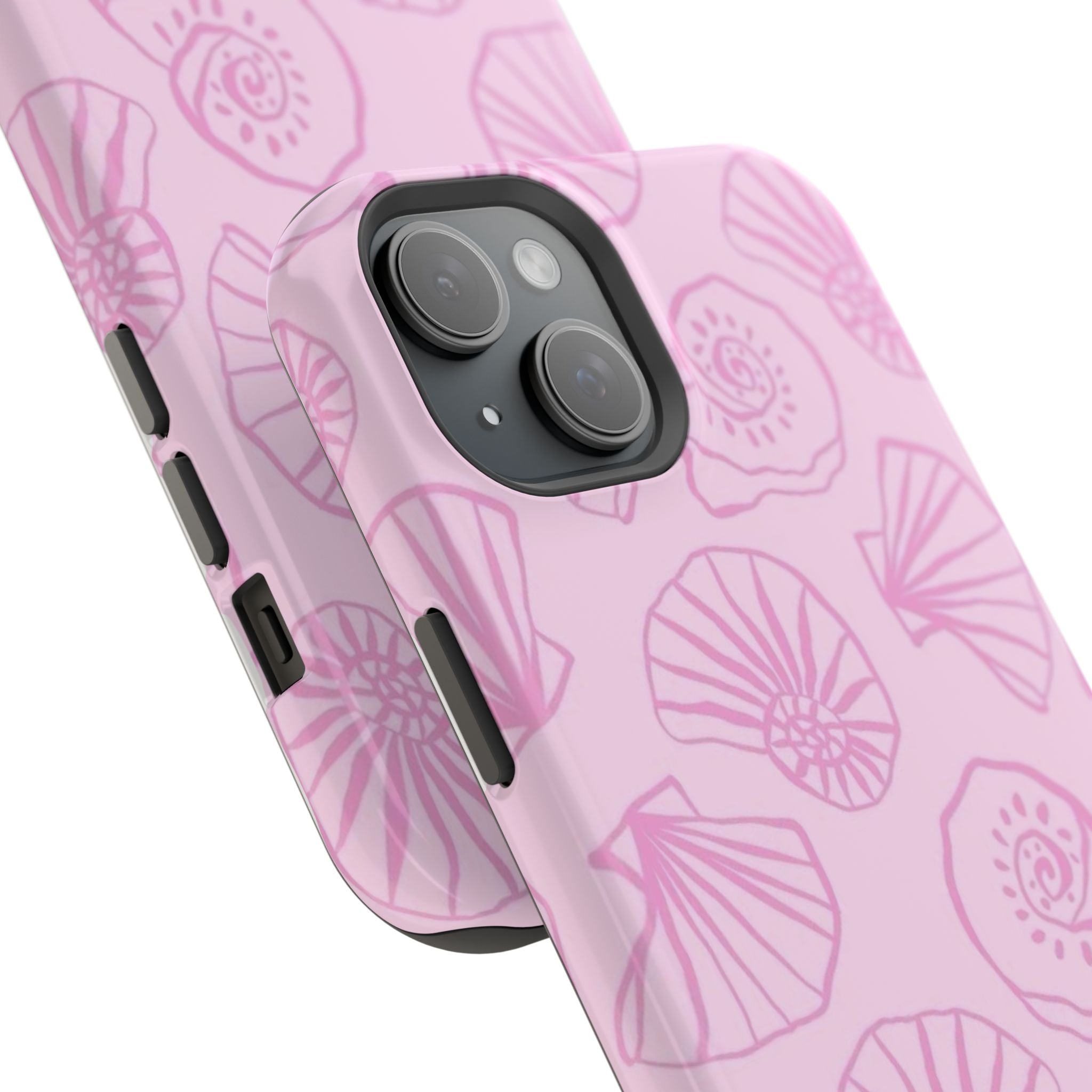 MagSafe pink shells case