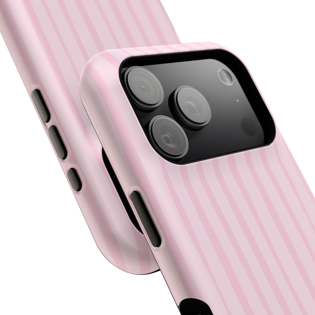 MagSafe pink uneven lines case
