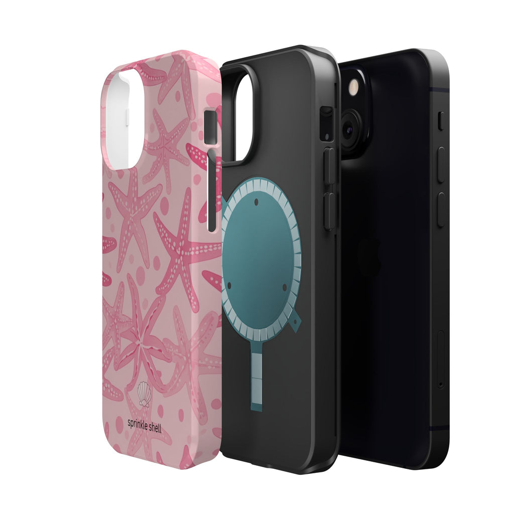 MagSafe Pink Starfish Iphone Case