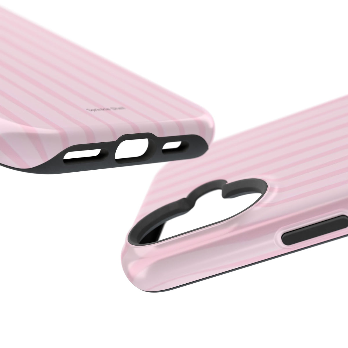 MagSafe pink uneven lines case