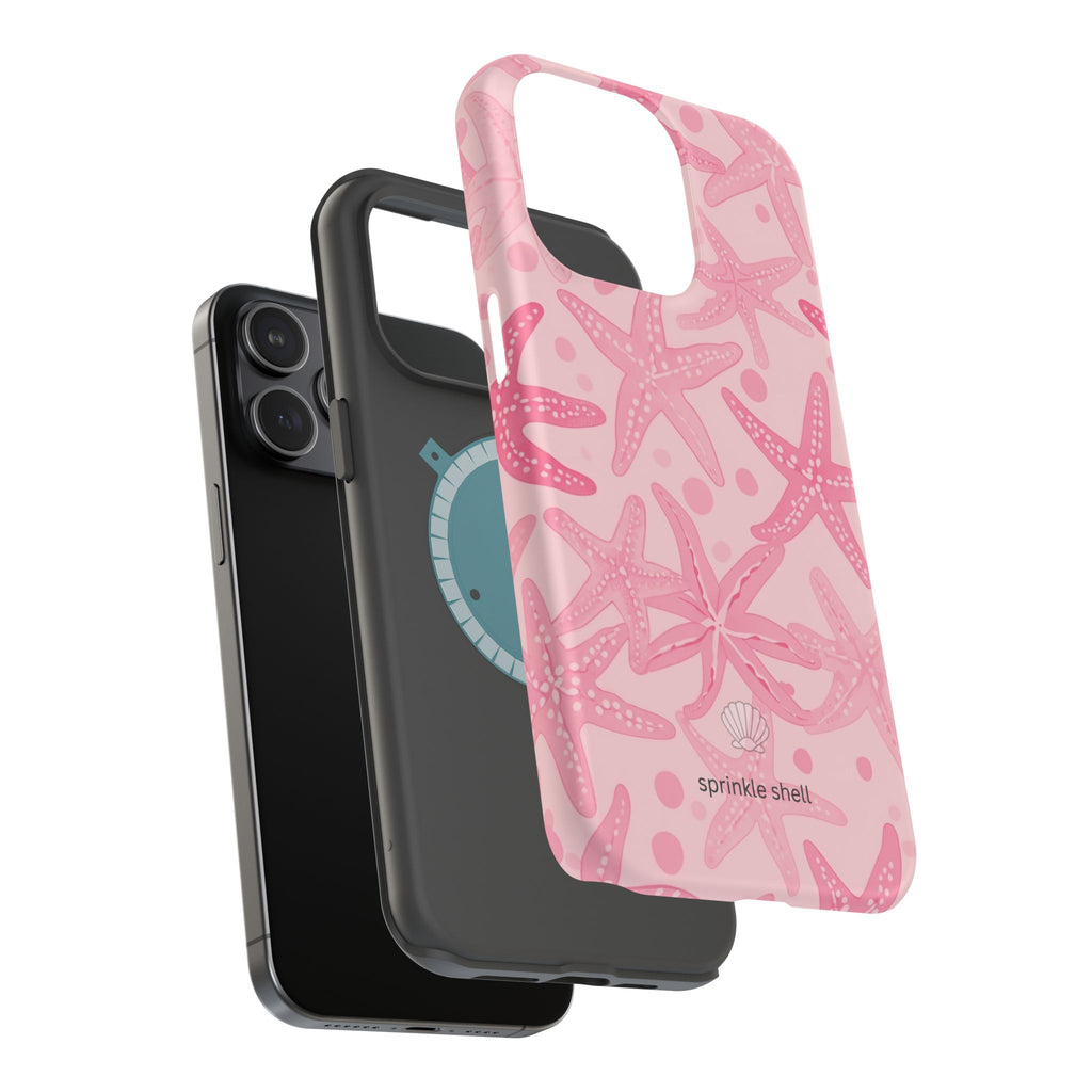 MagSafe Pink Starfish Iphone Case