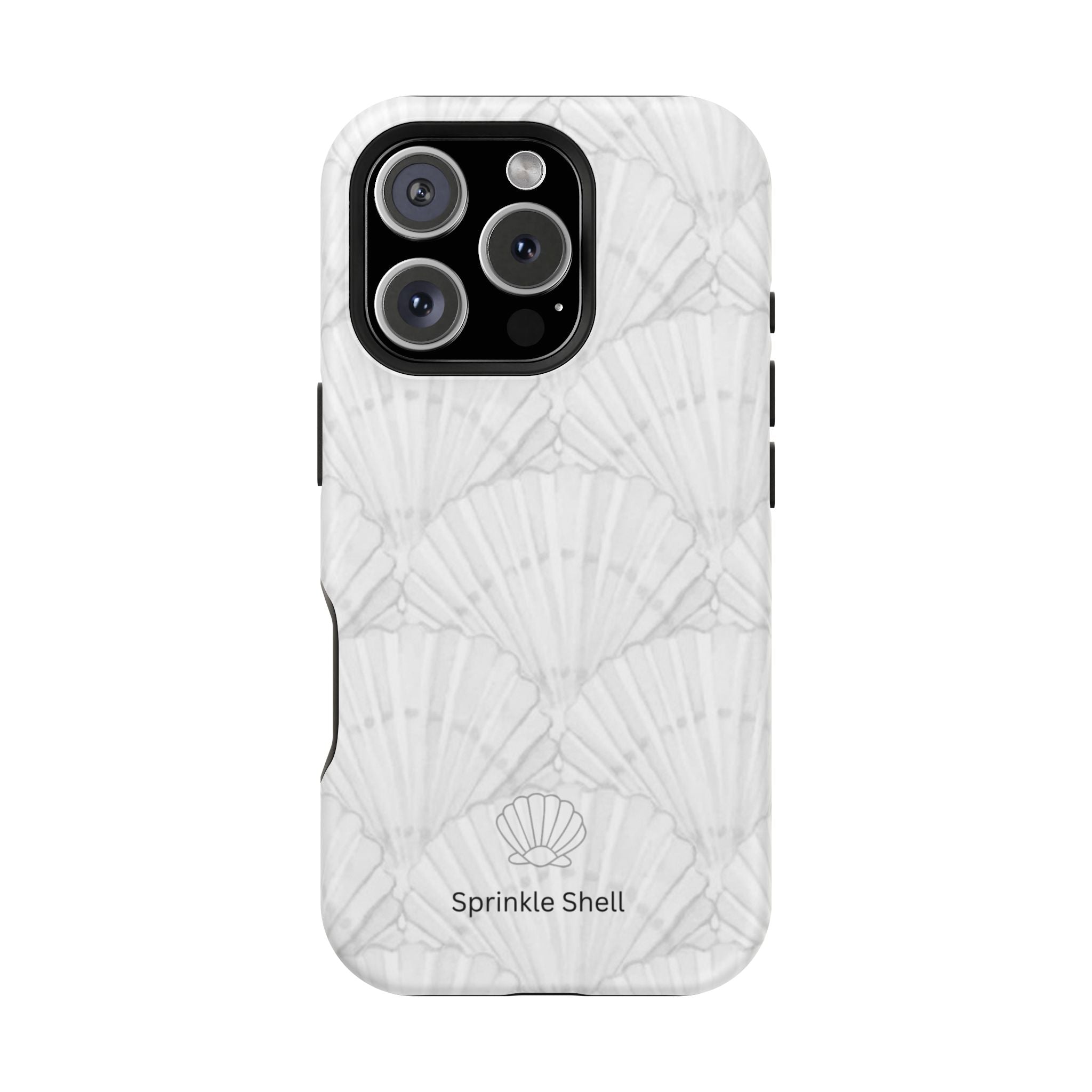 Shell-Pattern Magnetic Impact Phone Case — Protective Modular iPhone Cover
