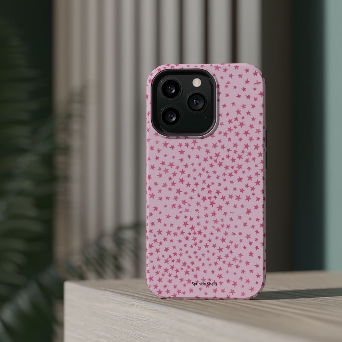 MagSafe mini pink stars case