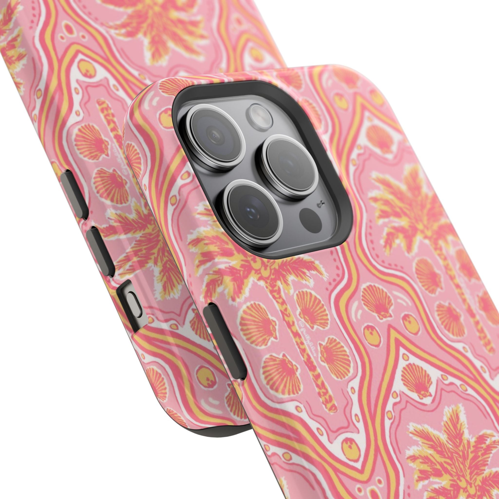 MagSafe pink pink summer palm tree case