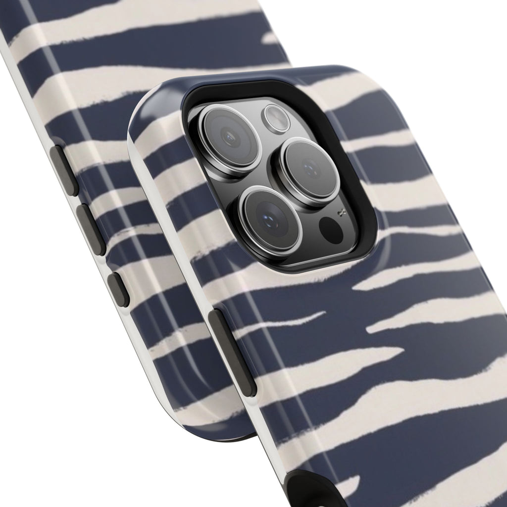 MagSafe Blue zebra print case