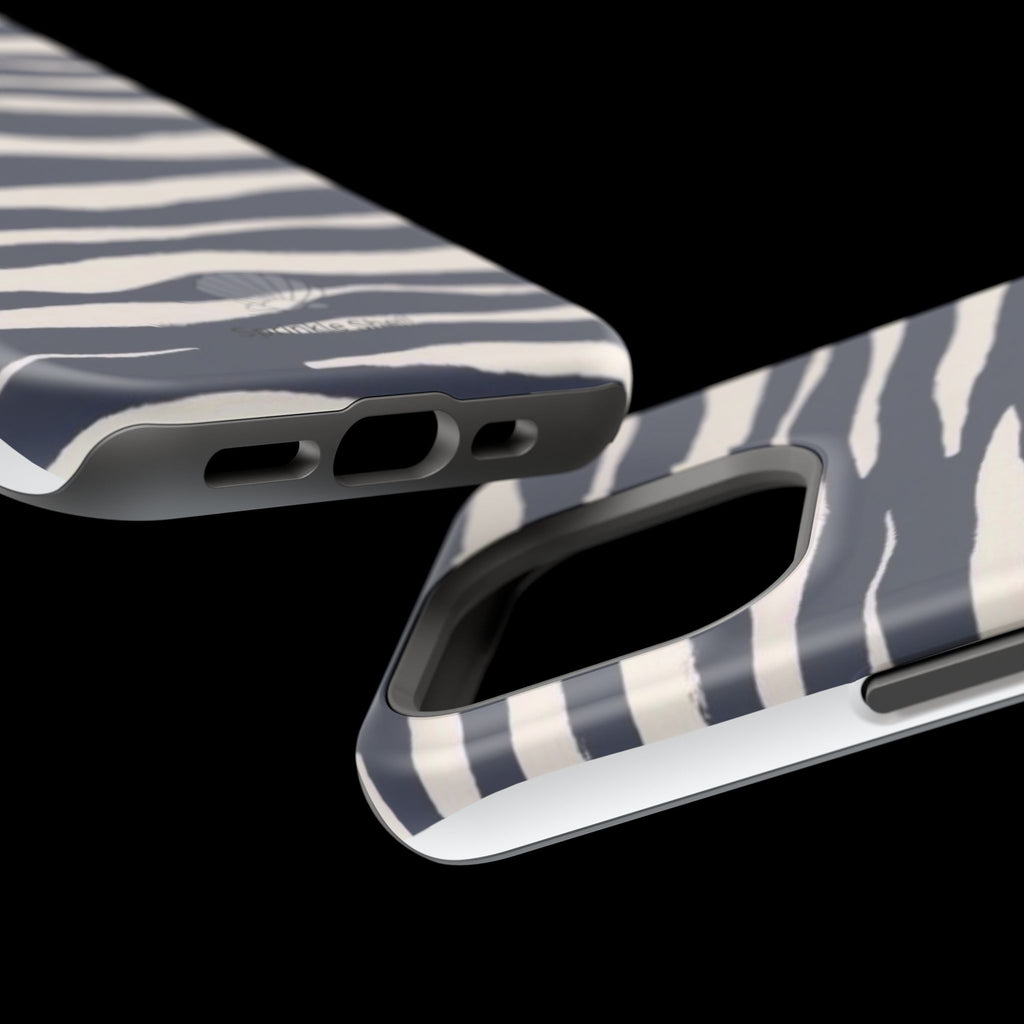 MagSafe Blue zebra print case