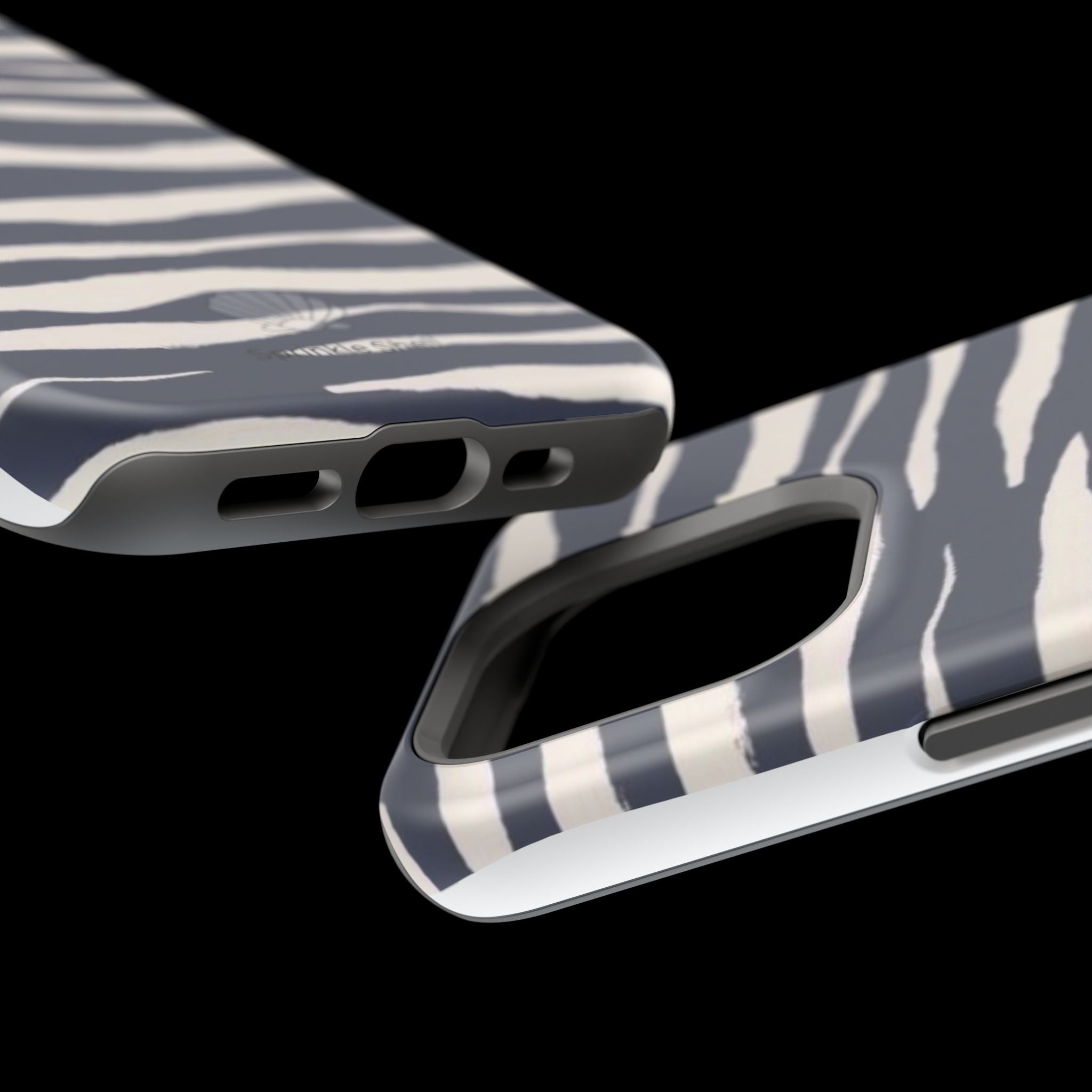 MagSafe Blue zebra print case