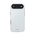 MagSafe light blue stripes iphone case