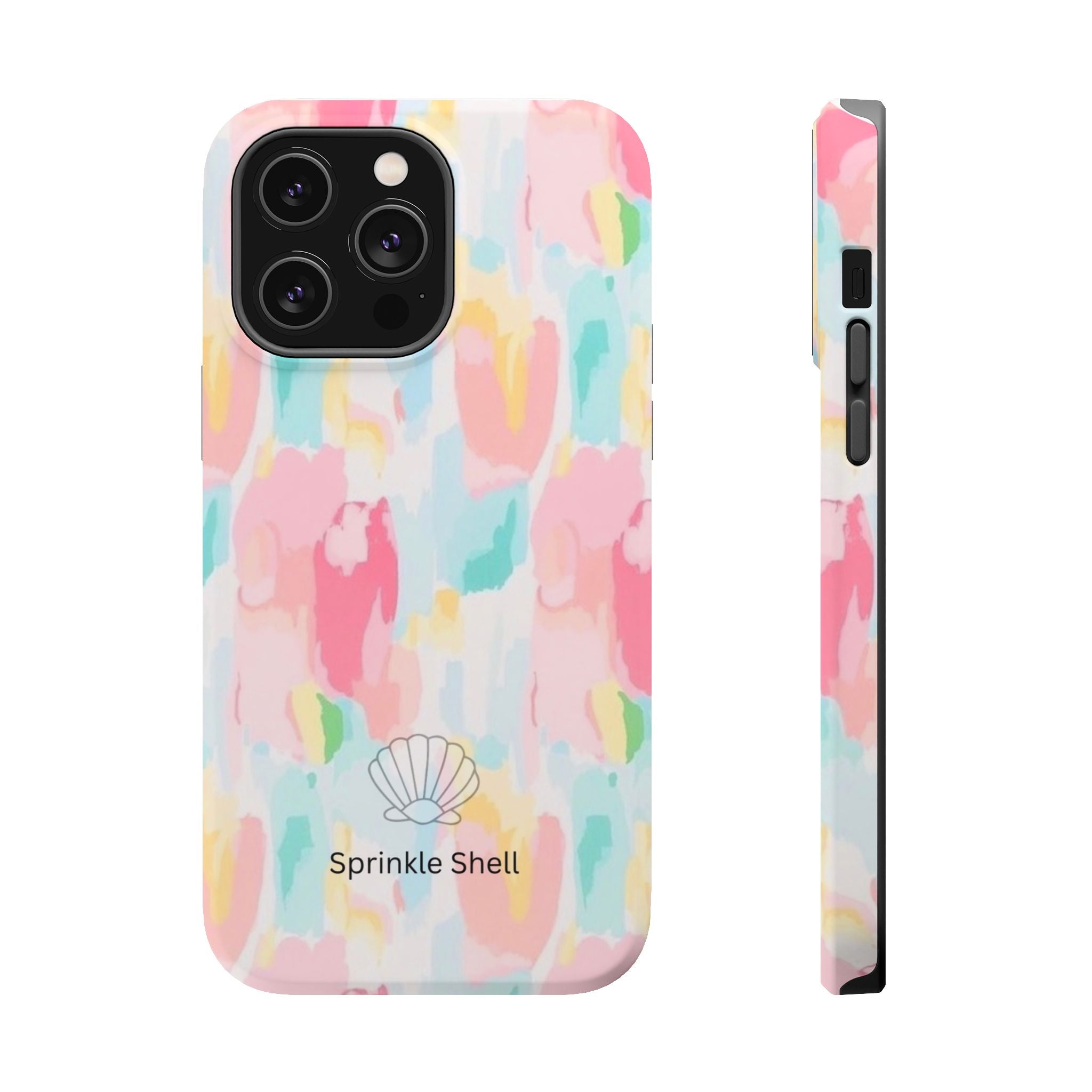 MagSafe cute colorful paint case
