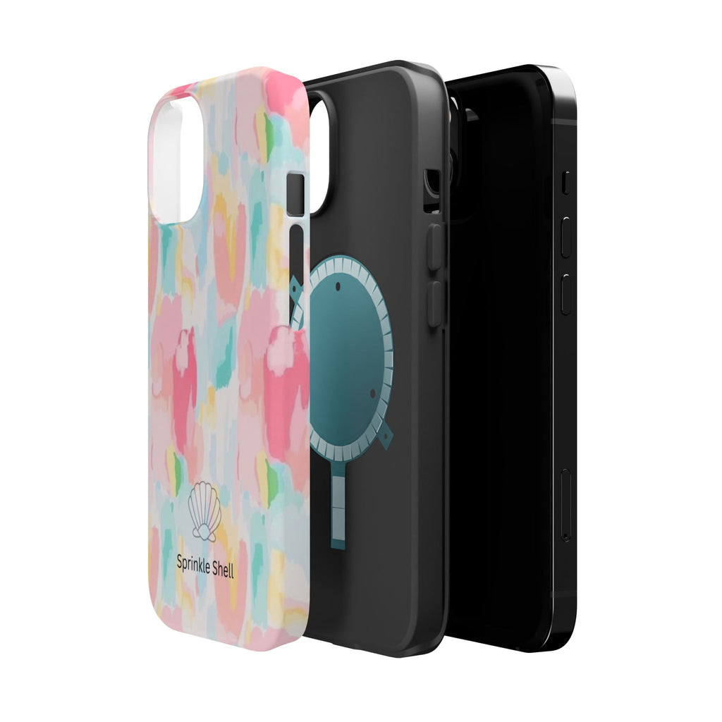 MagSafe cute colorful paint case
