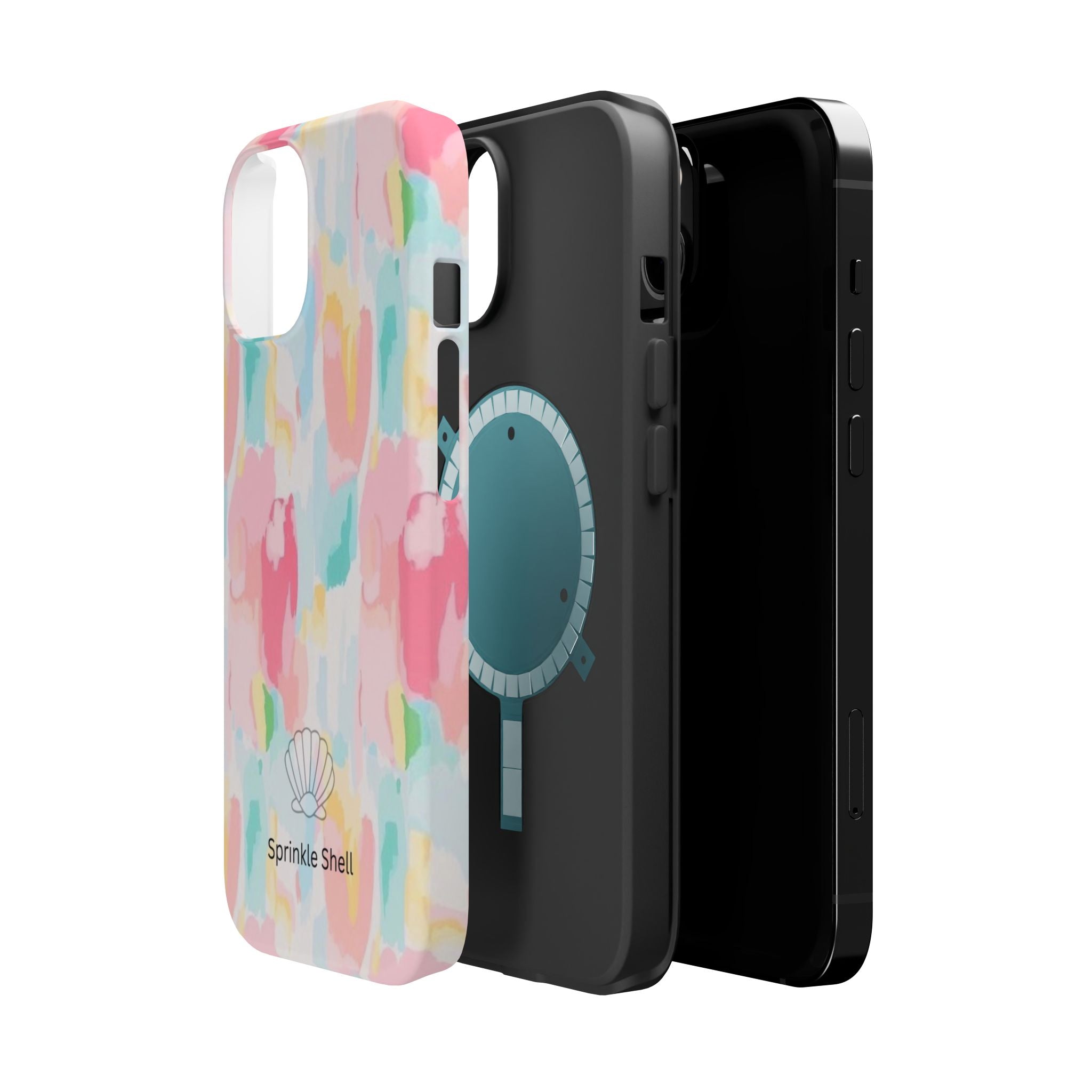 MagSafe cute colorful paint case