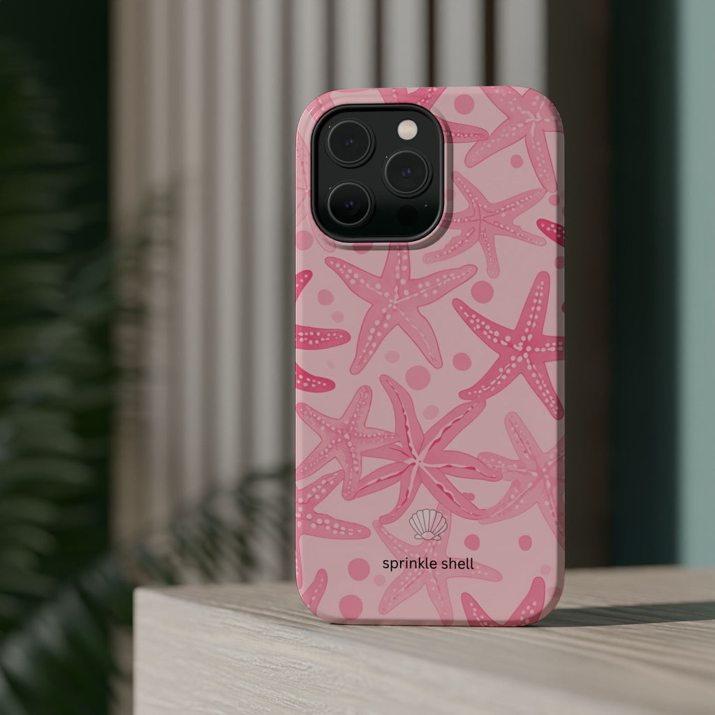MagSafe Pink Starfish Iphone Case