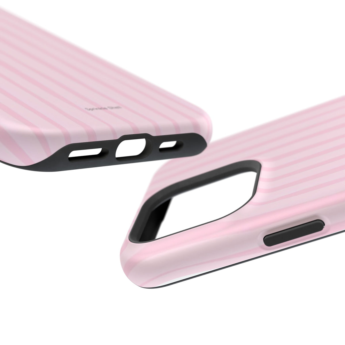 MagSafe pink uneven lines case