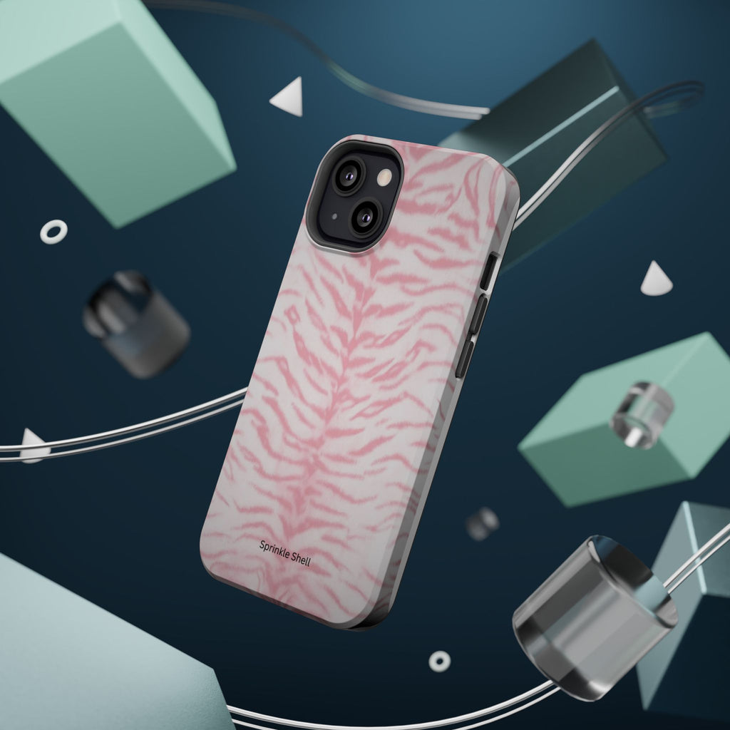 MagSafe Pink Zebra Print Iphone Case