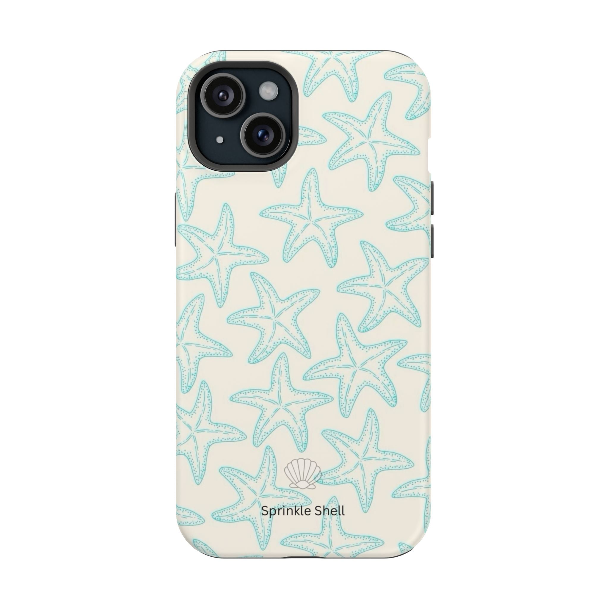 MagSafe teal starfish case