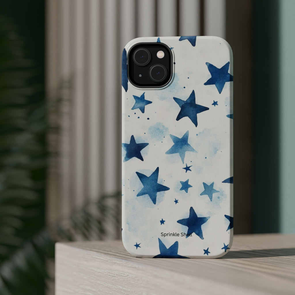 MagSafe Blue Stars iPhone Case
