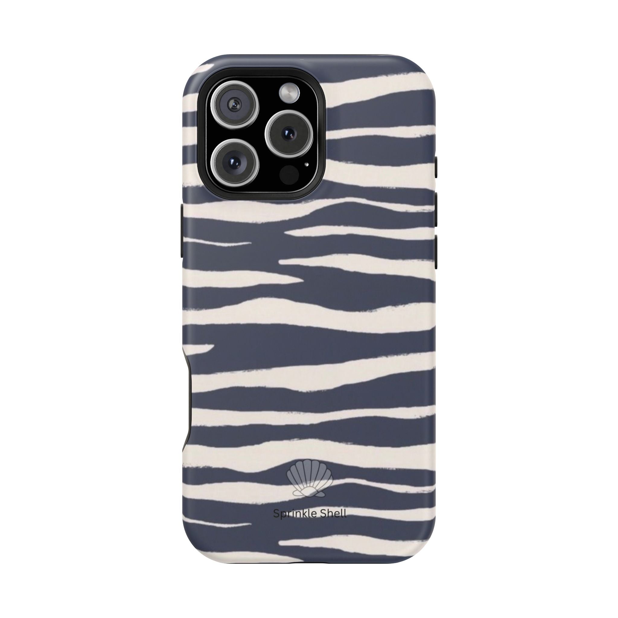 MagSafe Blue zebra print case