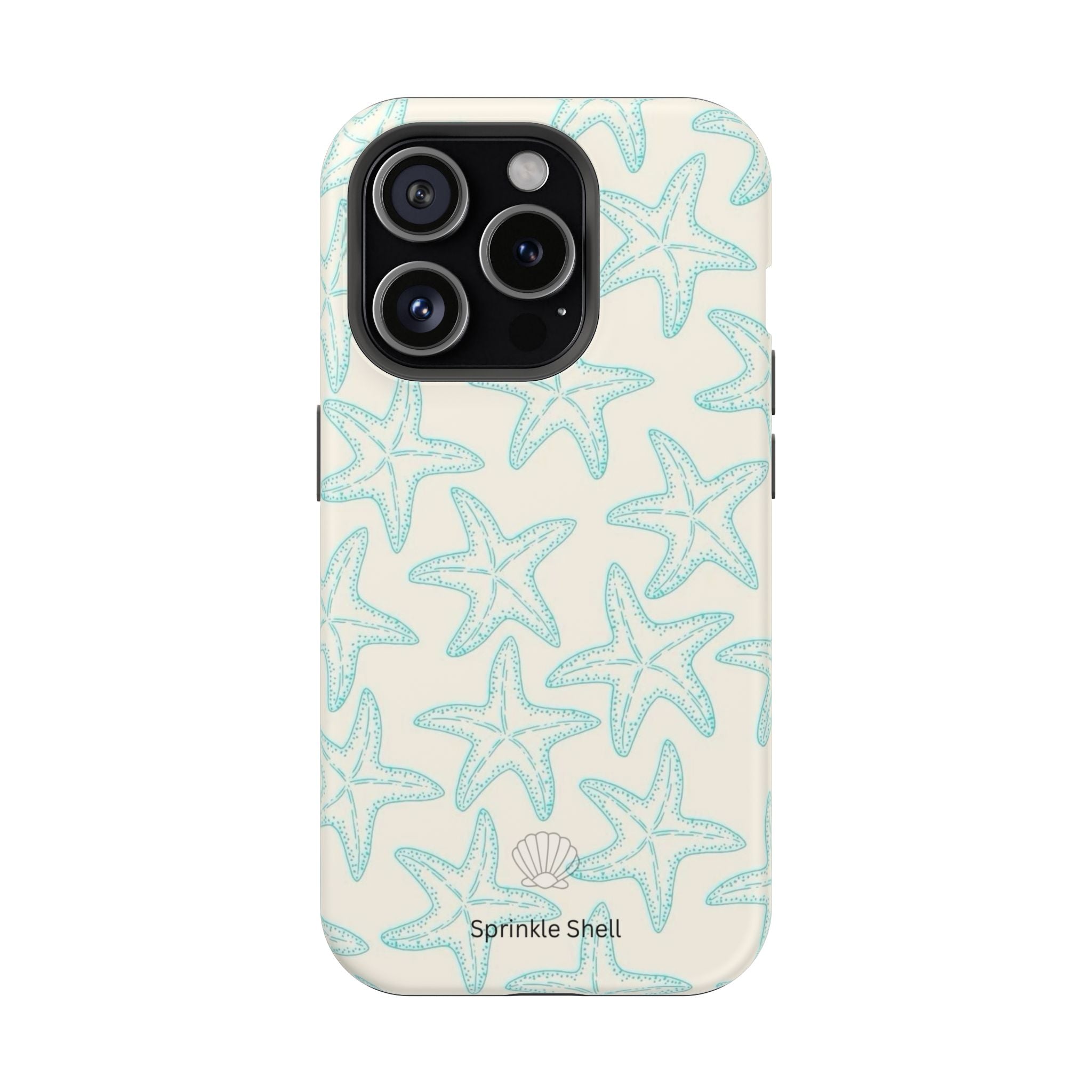 MagSafe teal starfish case