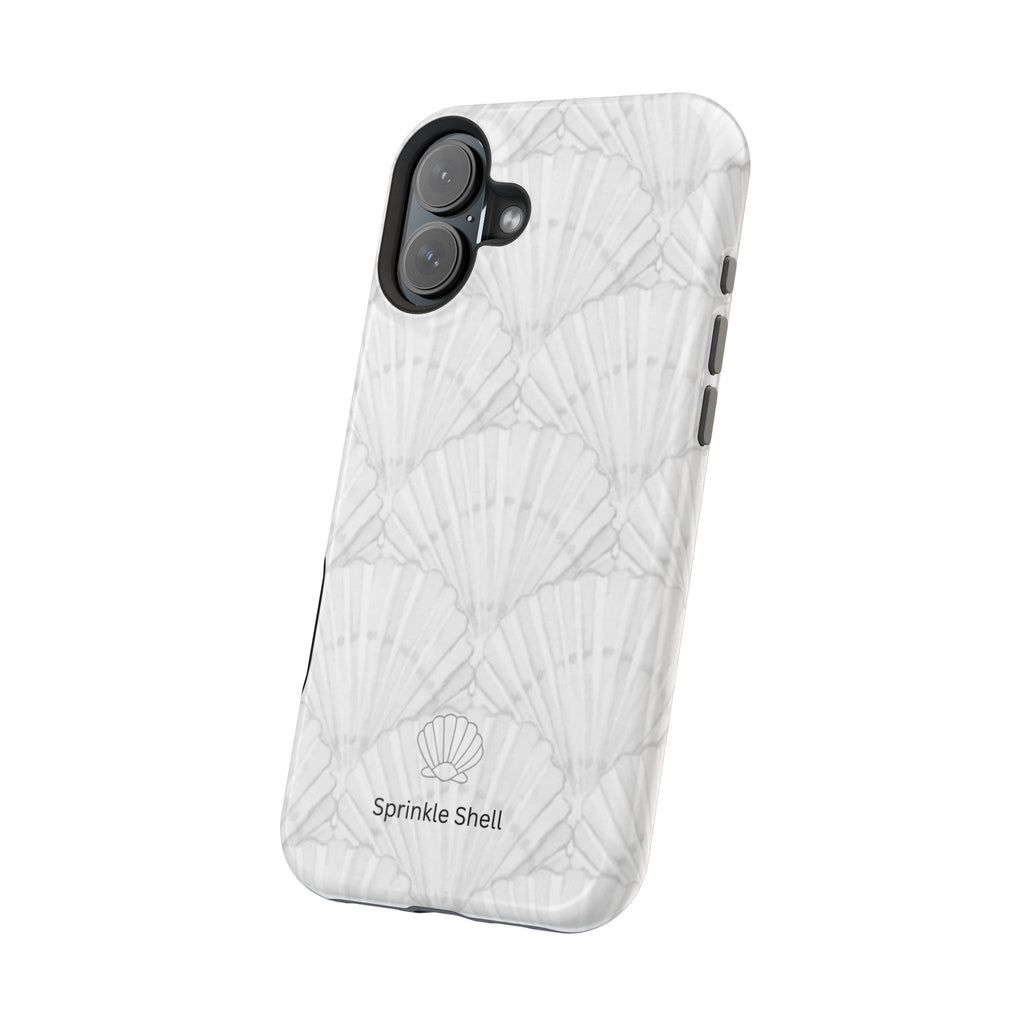 Shell-Pattern Magnetic Impact Phone Case — Protective Modular iPhone Cover