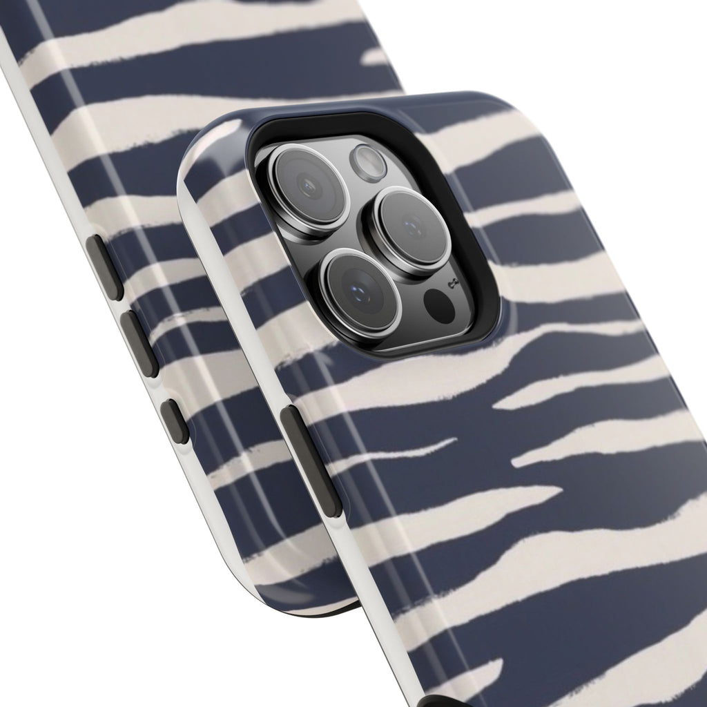 MagSafe Blue zebra print case