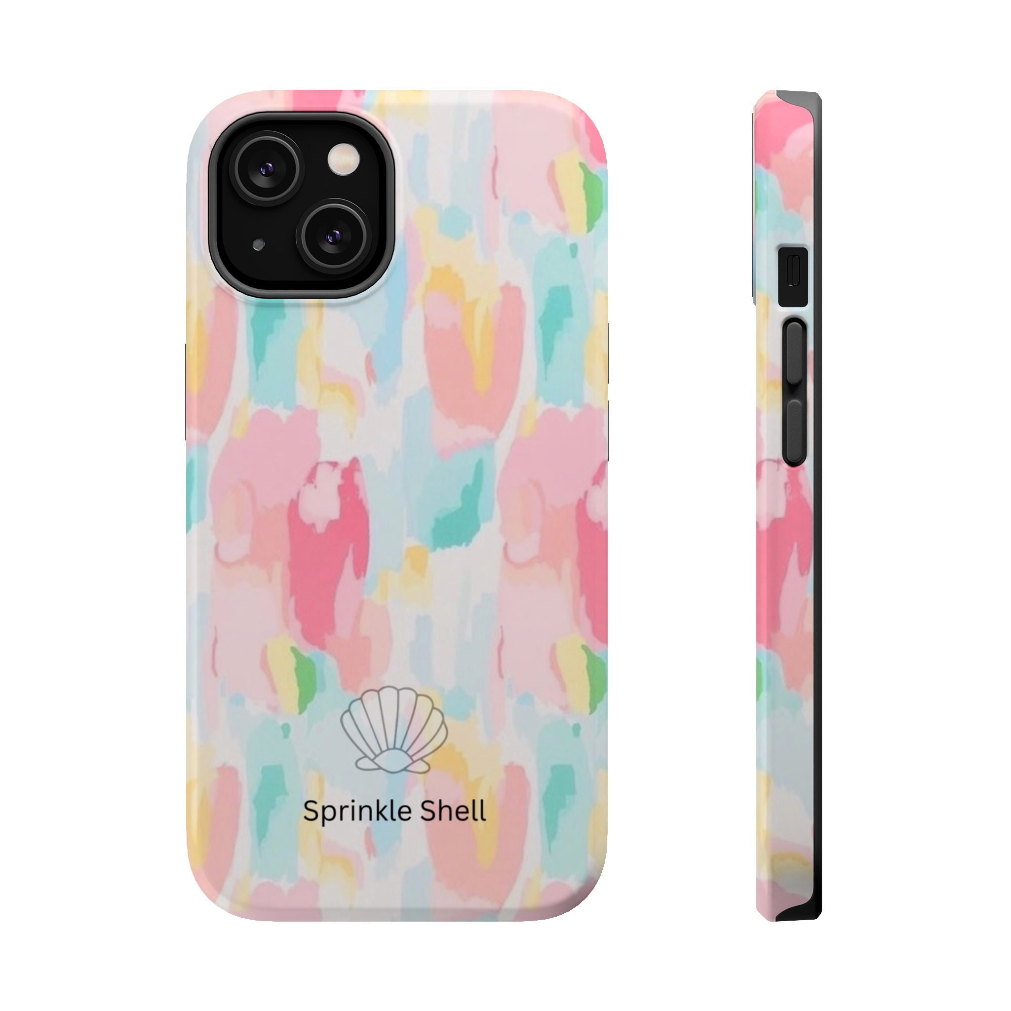 MagSafe cute colorful paint case