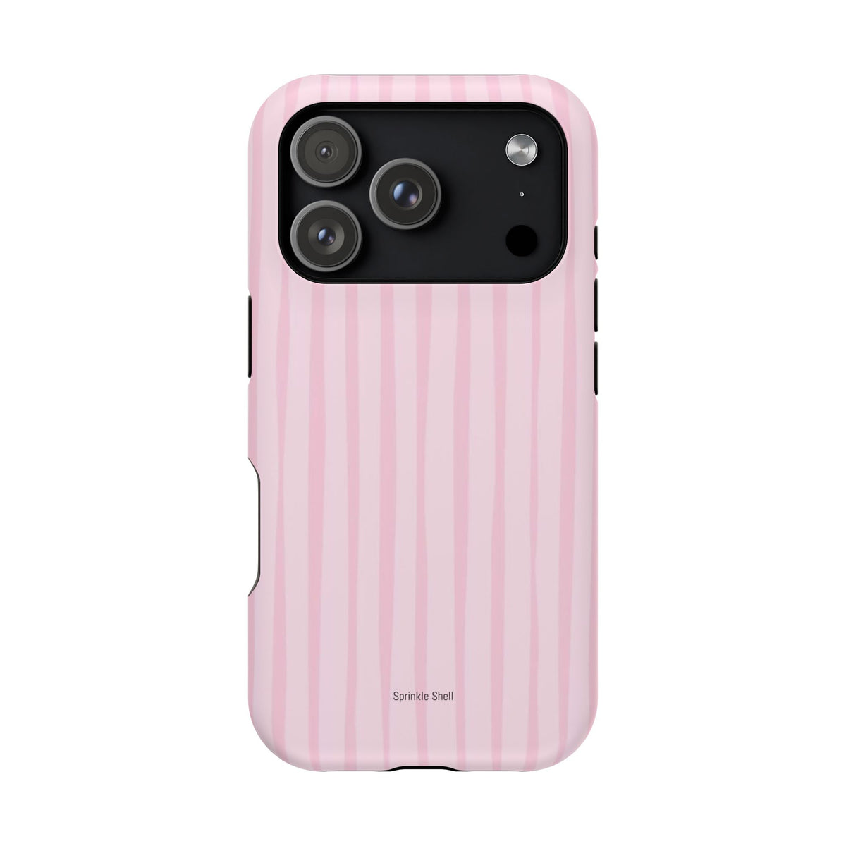 MagSafe pink uneven lines case