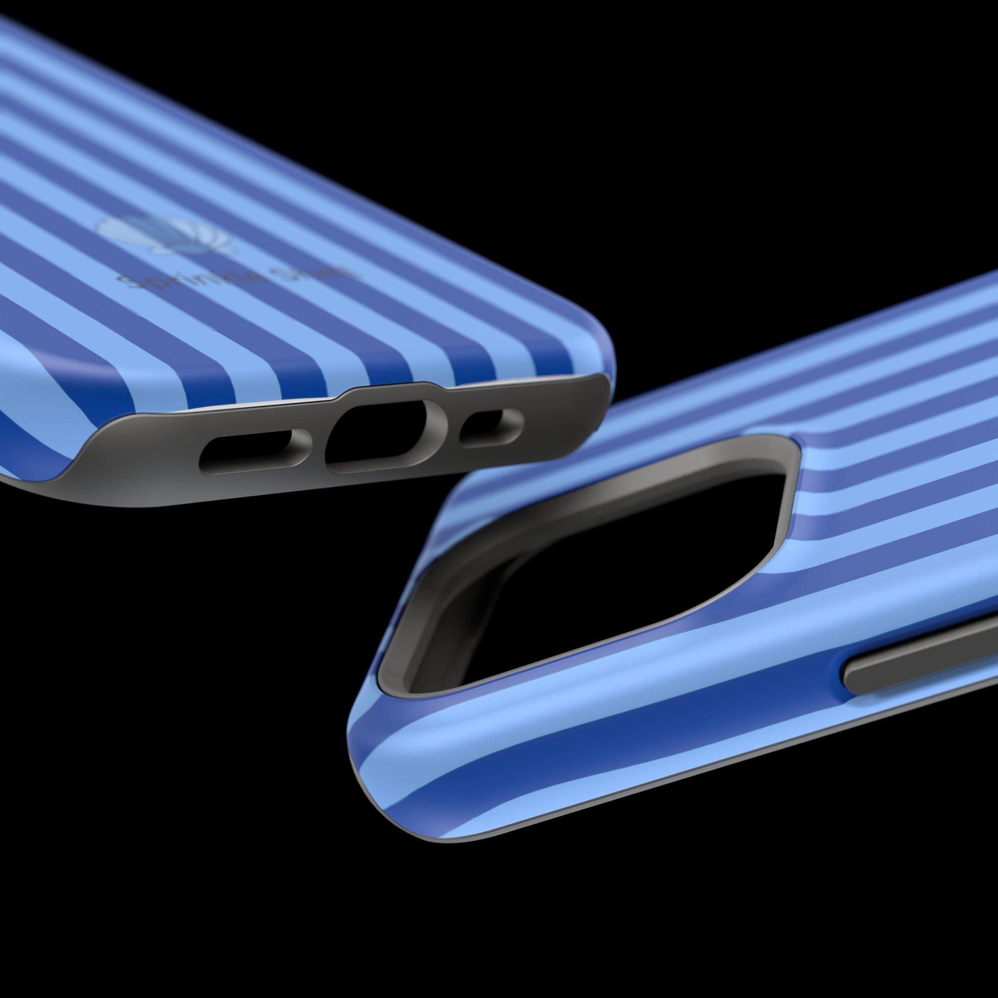 MagSafe blue striped case