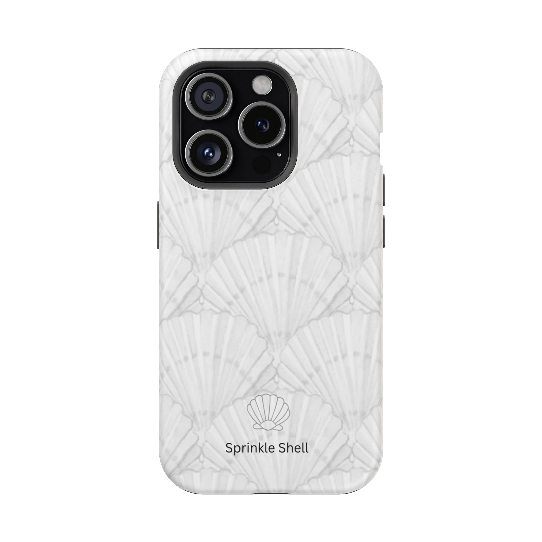 Shell-Pattern Magnetic Impact Phone Case — Protective Modular iPhone Cover