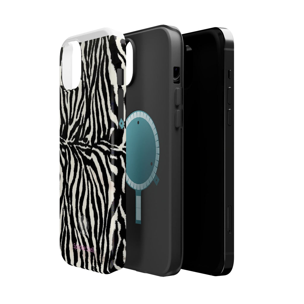 MagSafe black zebra print case