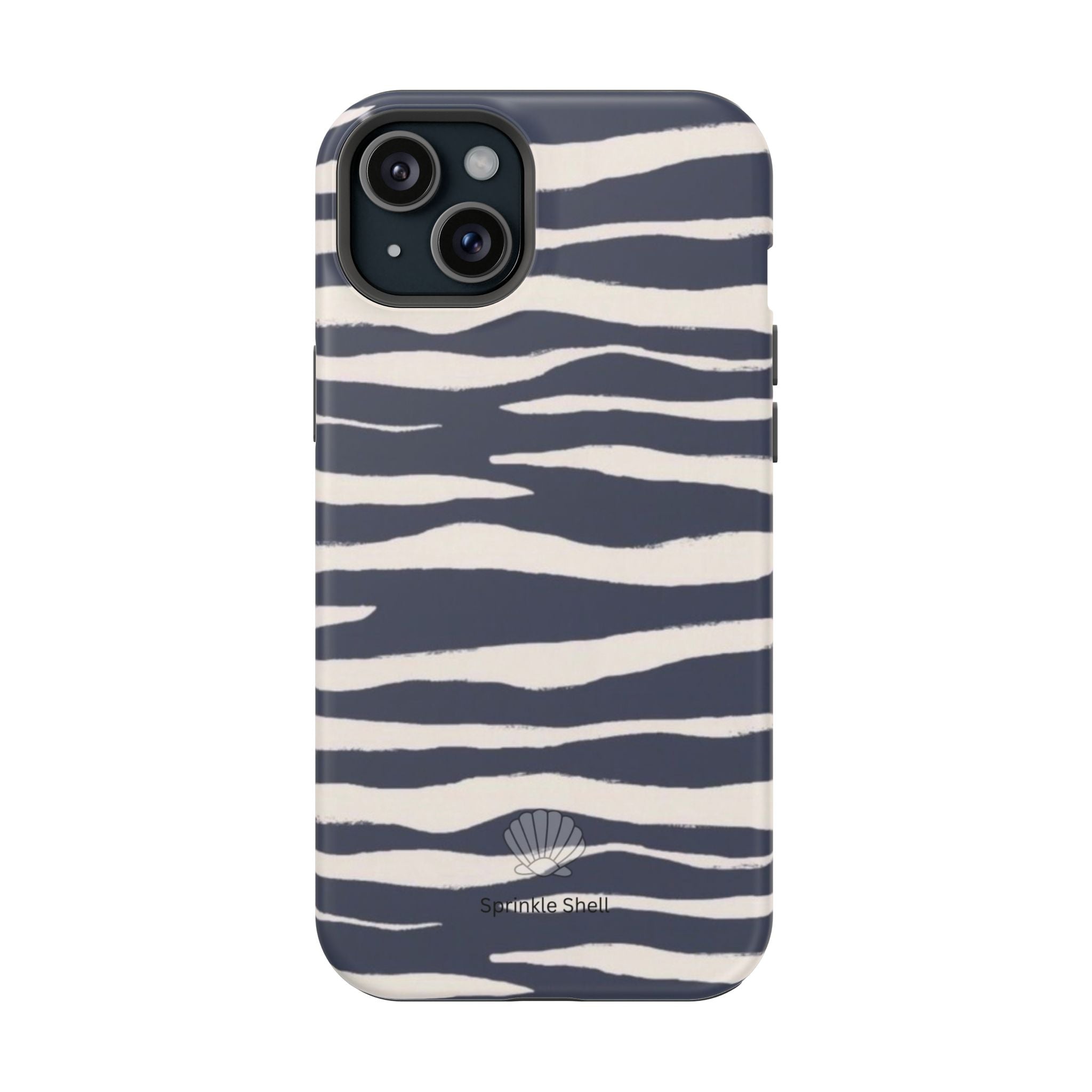 MagSafe Blue zebra print case