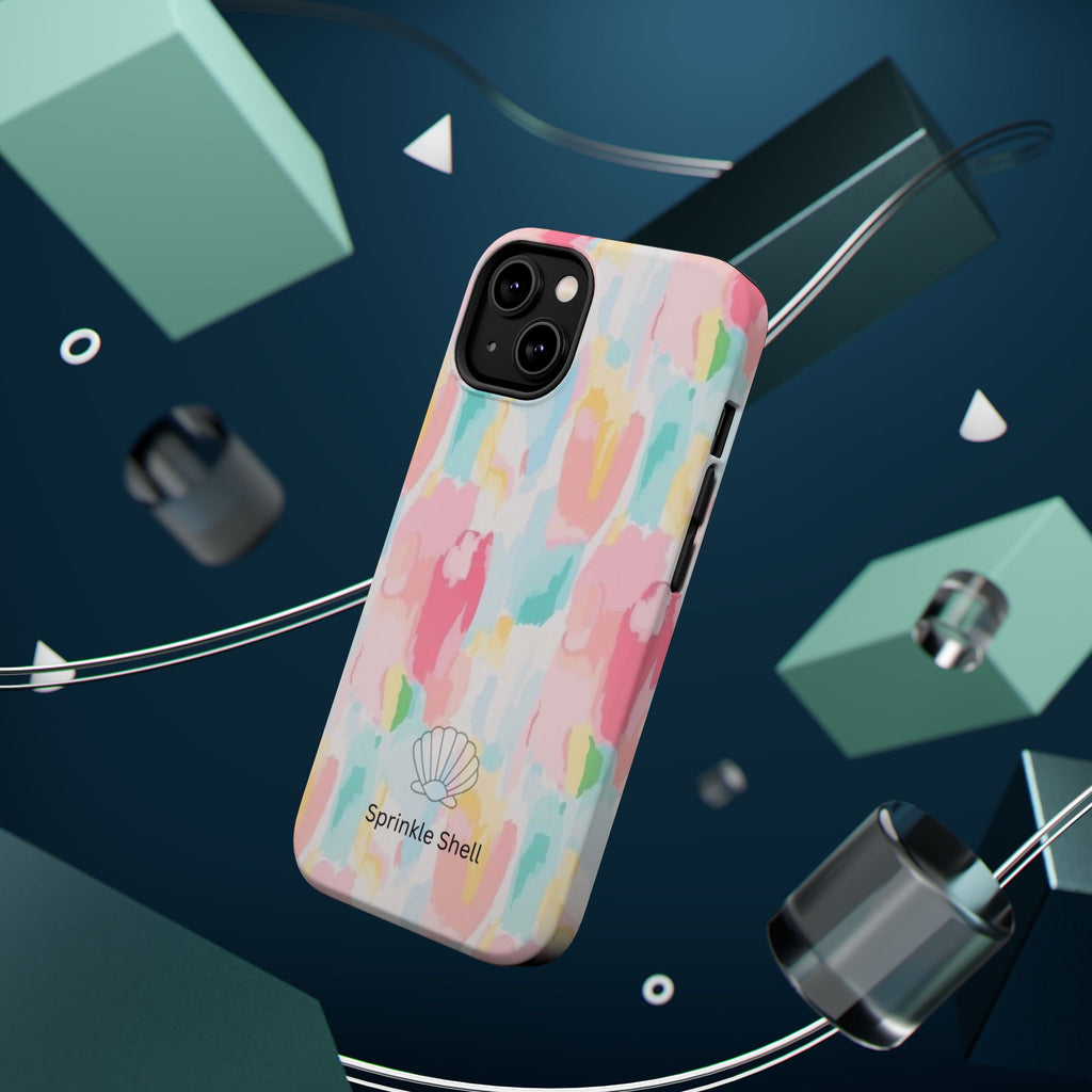MagSafe cute colorful paint case