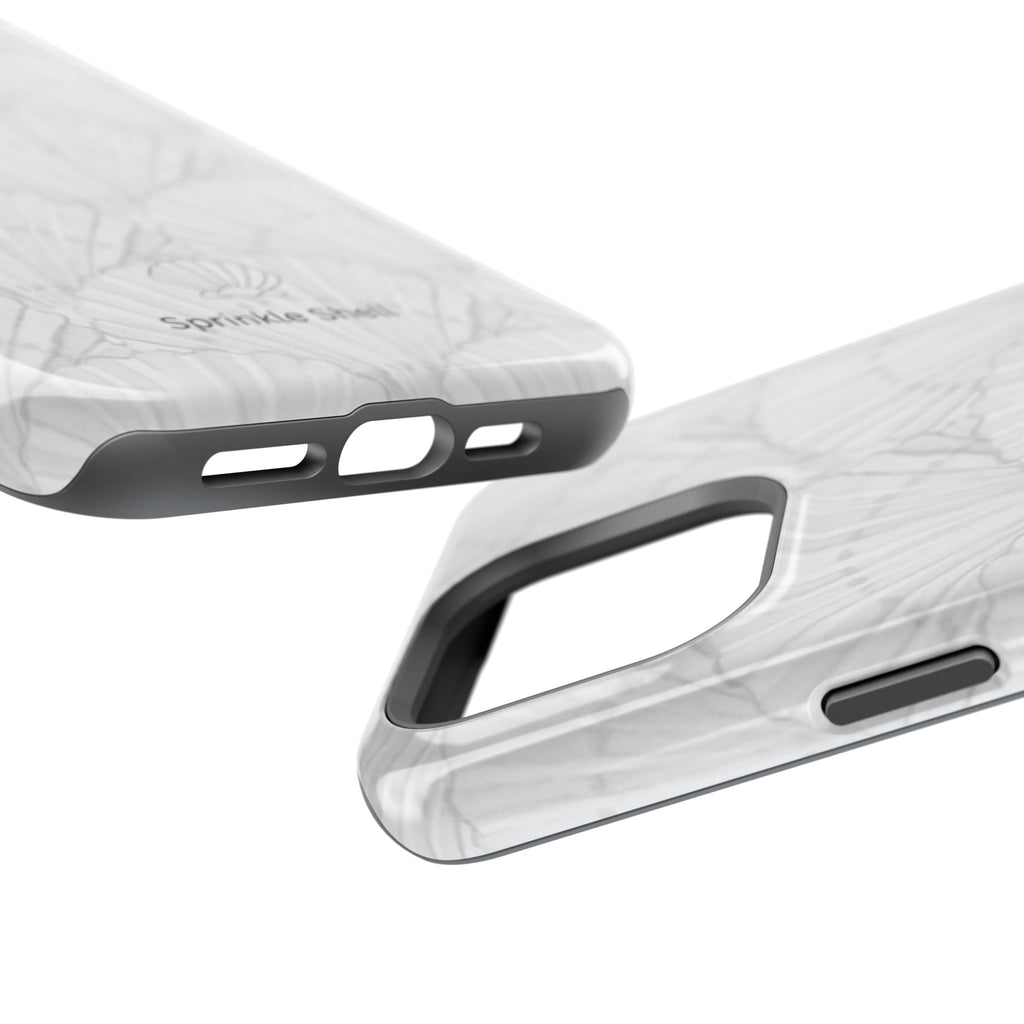 Shell-Pattern Magnetic Impact Phone Case — Protective Modular iPhone Cover