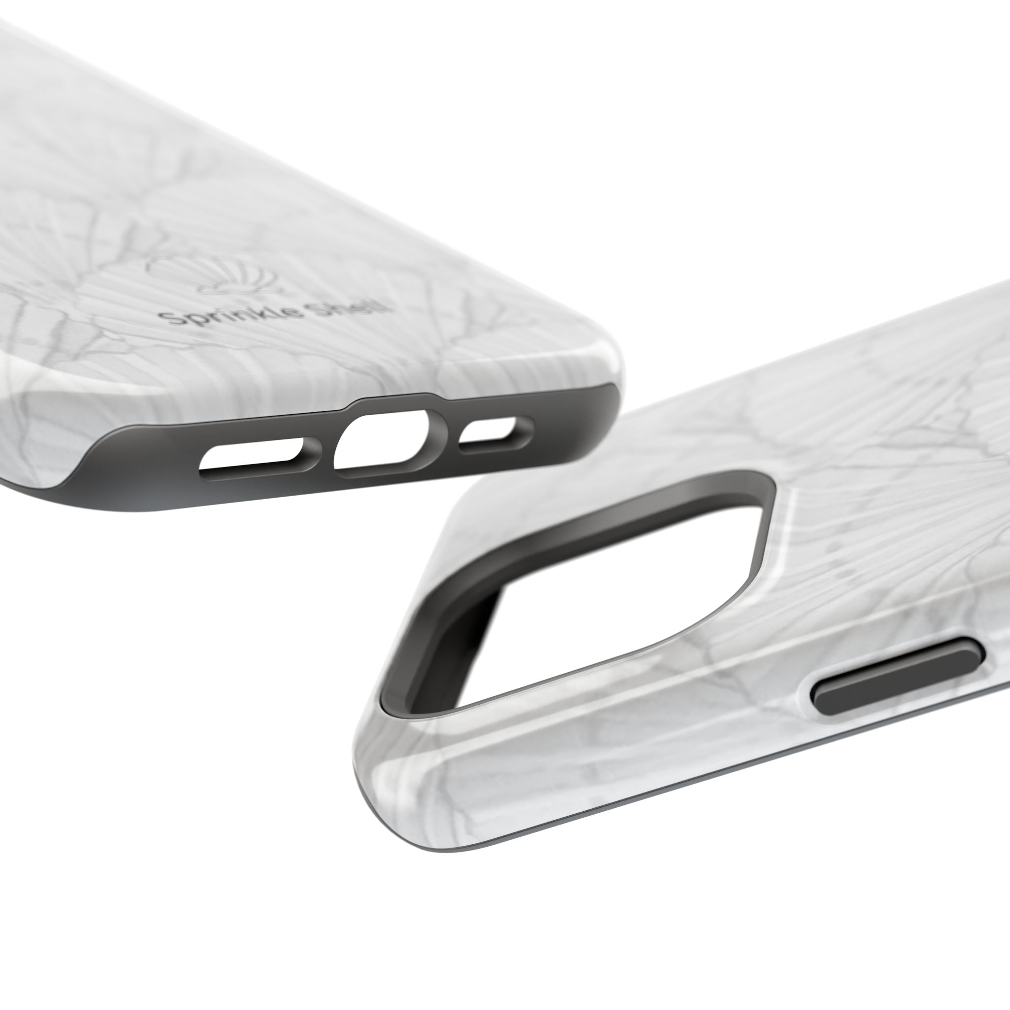 Shell-Pattern Magnetic Impact Phone Case — Protective Modular iPhone Cover